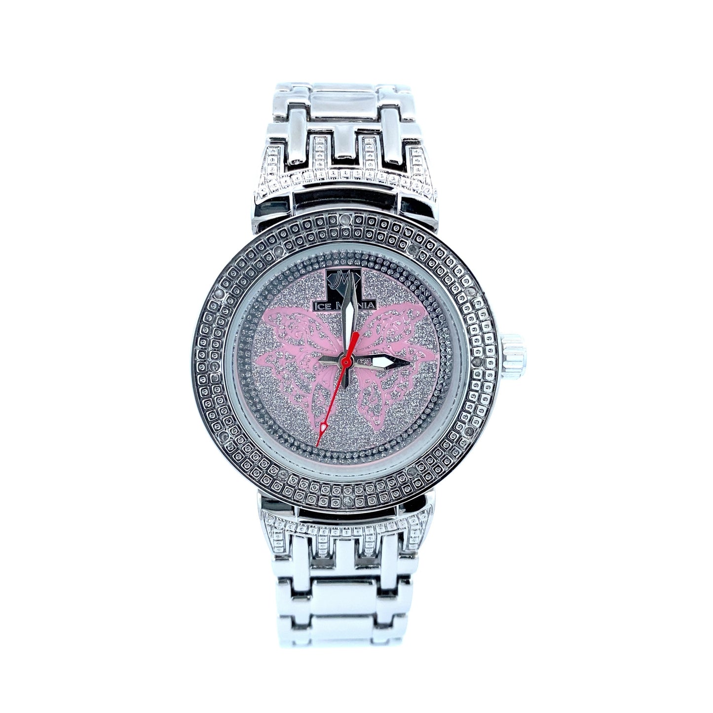 BUTTERFLY DIAMOND WATCH SILVER