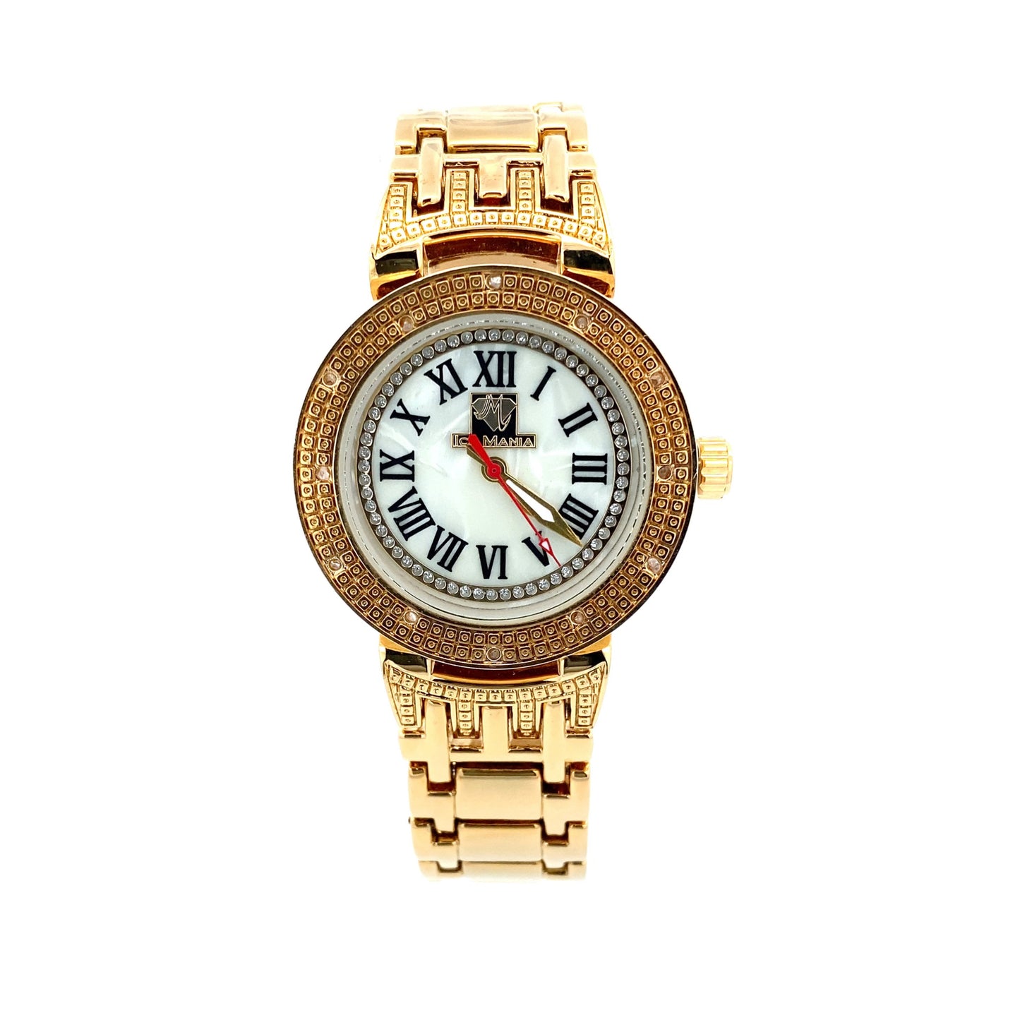 MOTHER OF PEARL DIAMOND WATCH GOLDEN