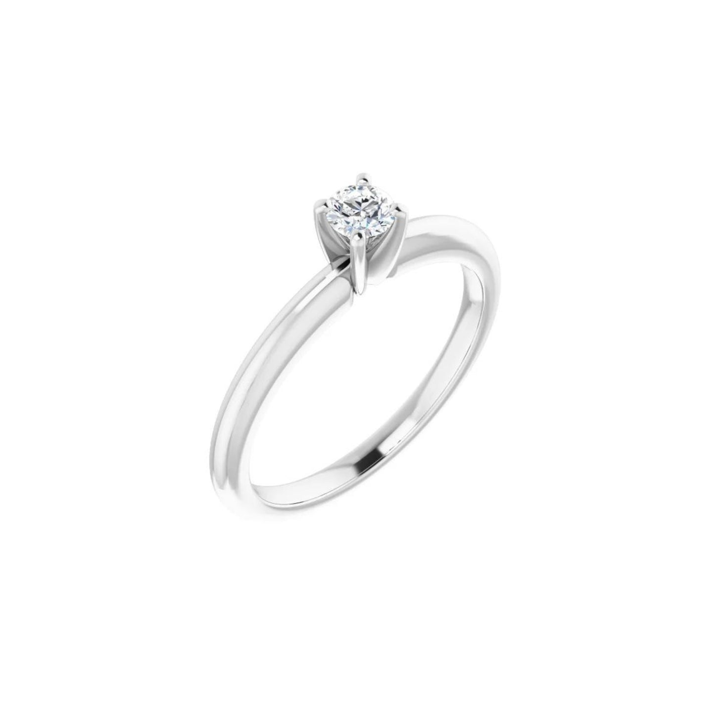 SOLITAIRE Diamond Ring 1/4 ctw