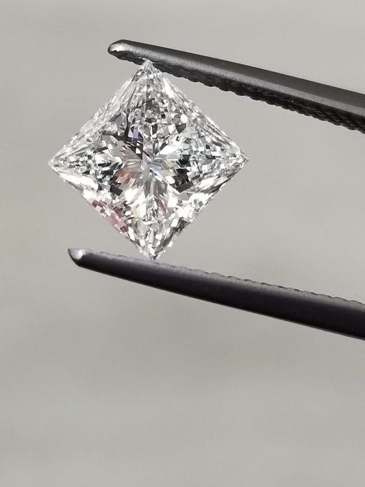 2.02ct Princess Natural Diamond (Colour F, Clarity VS1, GIA)