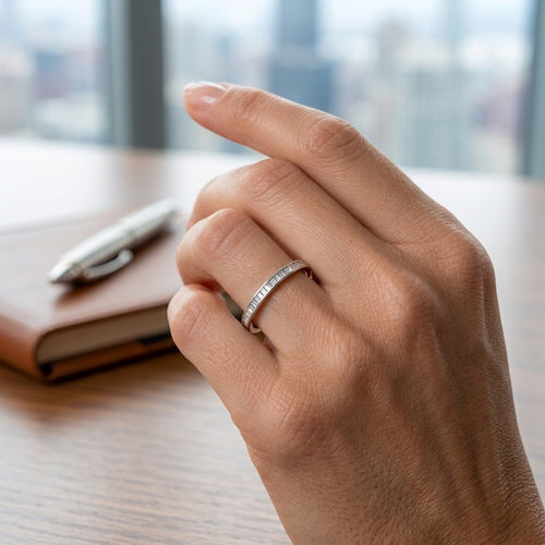 BAND Anillo de Diamantes 