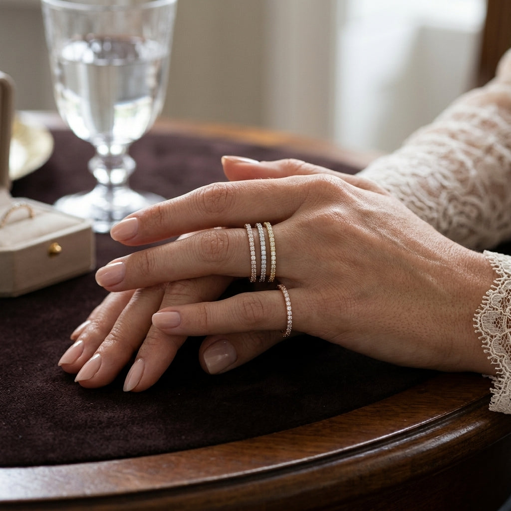 MANKATO Natural Diamond Eternity Band in 14k & 18k Gold