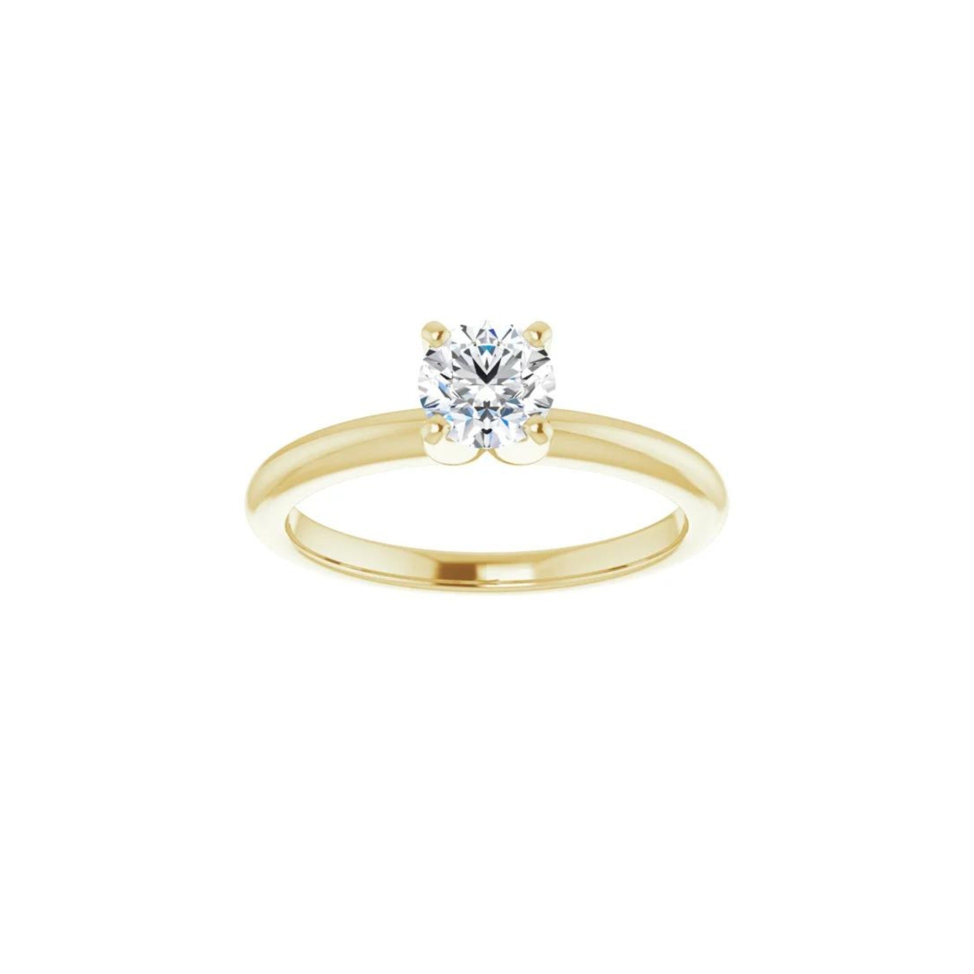 GOLDEN WINGS SOLITAIRE RING