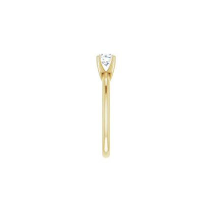 GOLDEN WINGS SOLITAIRE RING