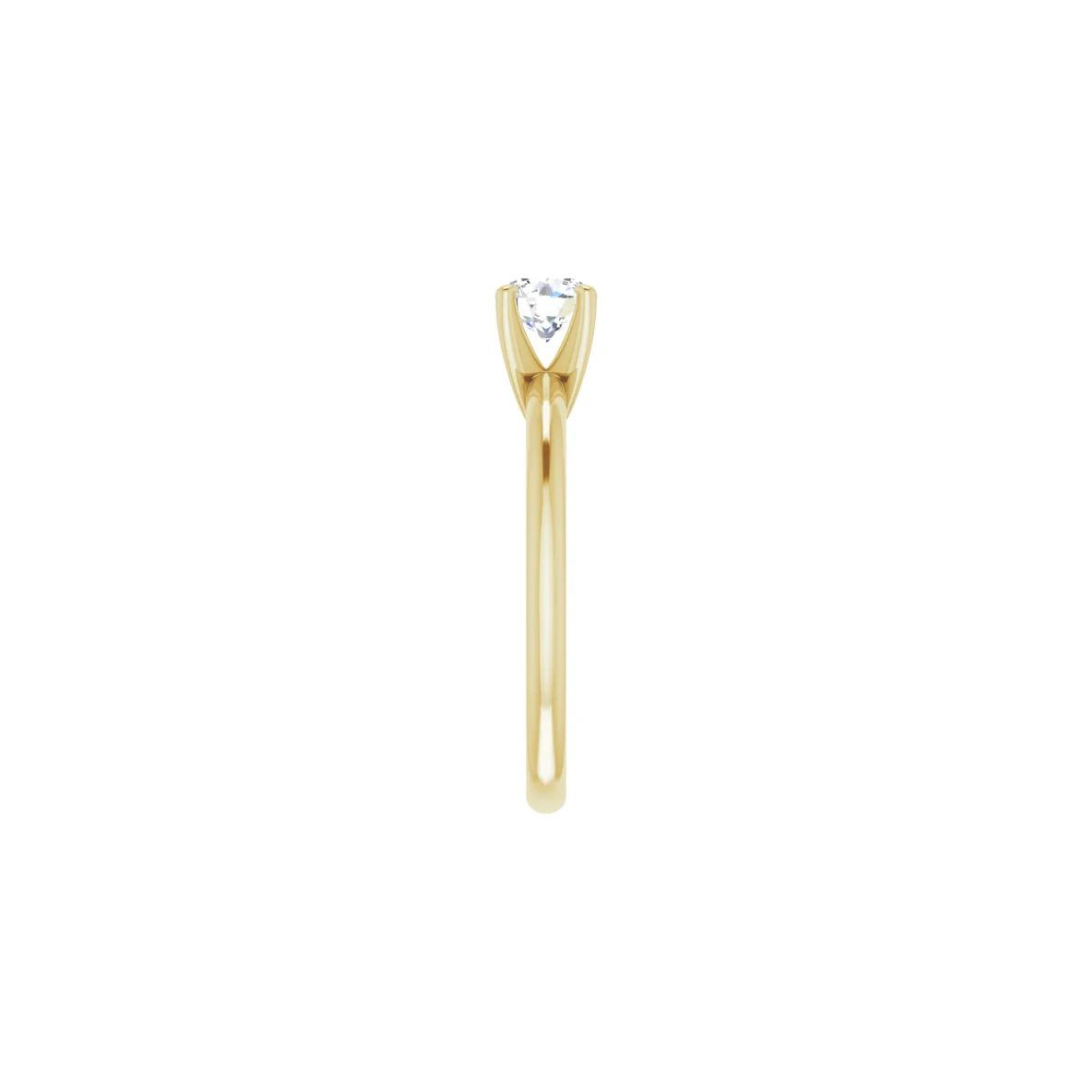 GOLDEN WINGS SOLITAIRE RING