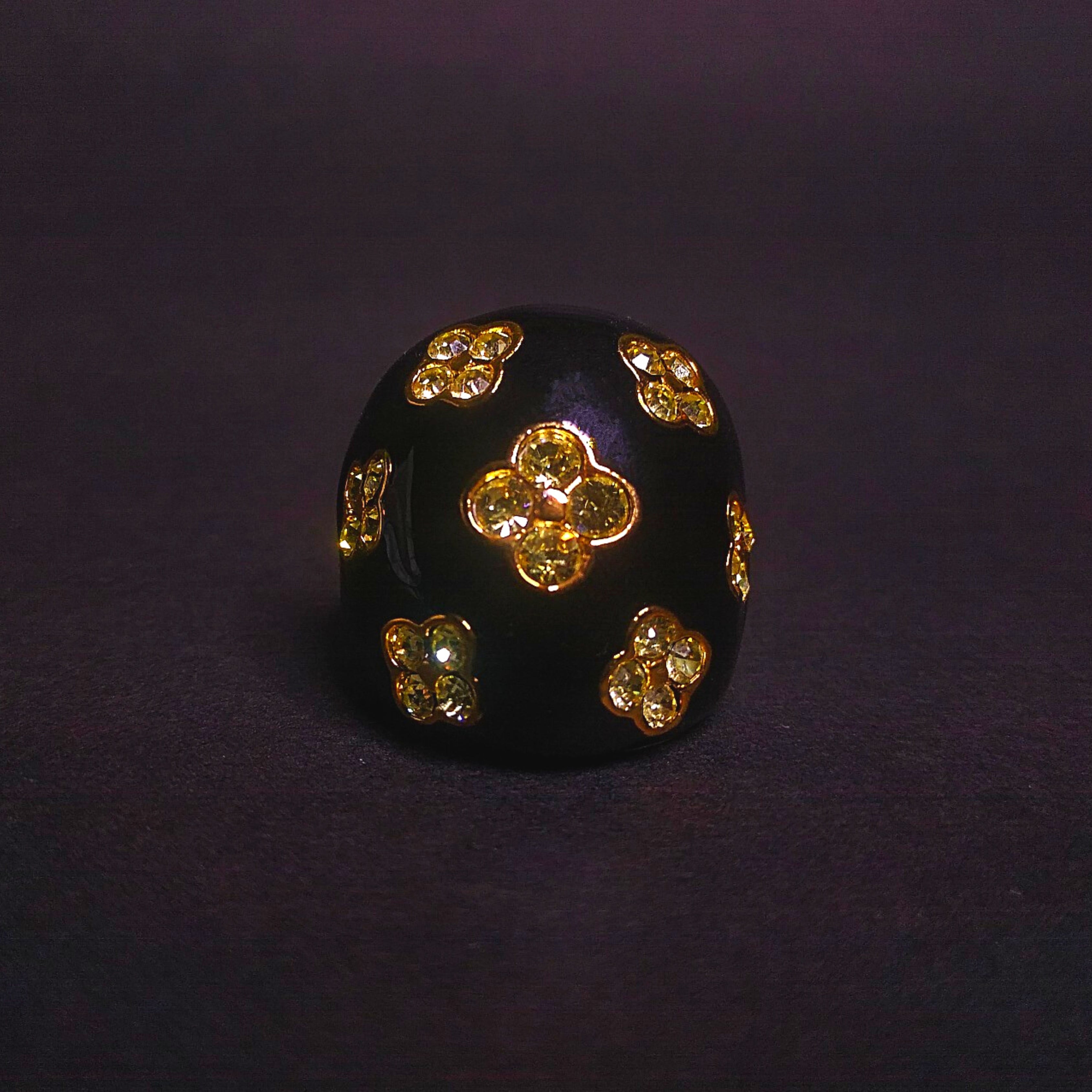 ZIZCOV CZECH CRYSTAL RING