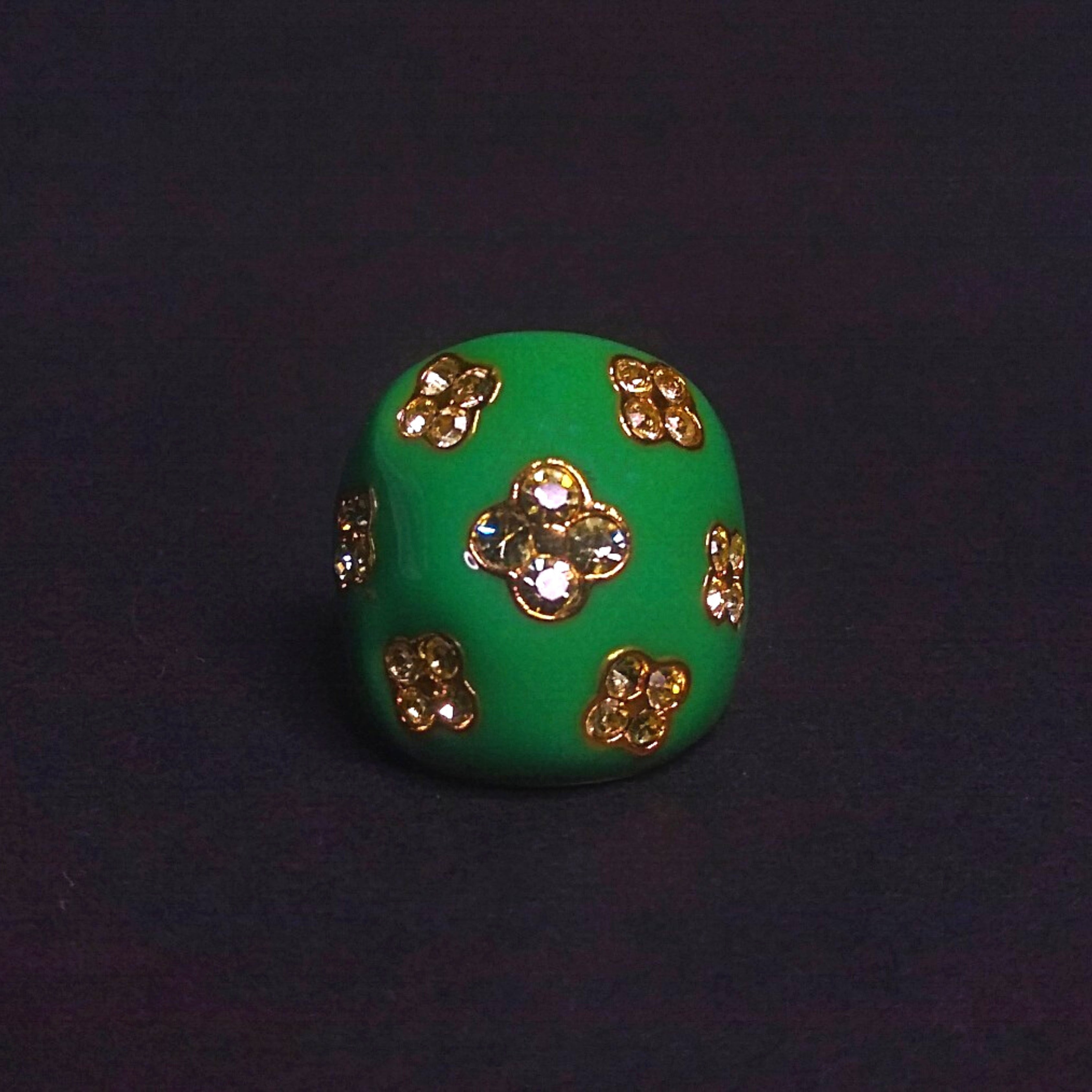 ZIZCOV CZECH CRYSTAL RING
