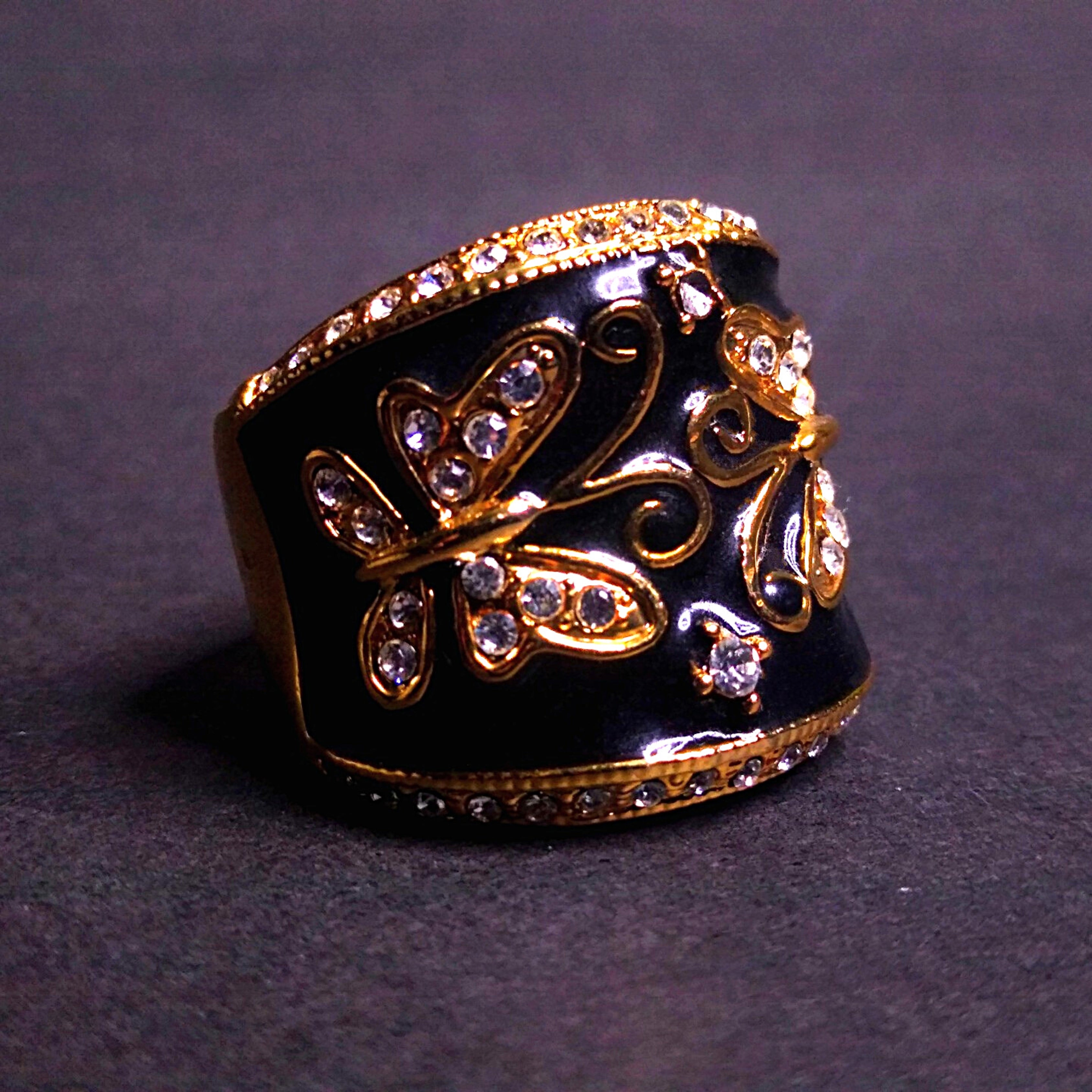 LETNA CZECH CRYSTAL RING
