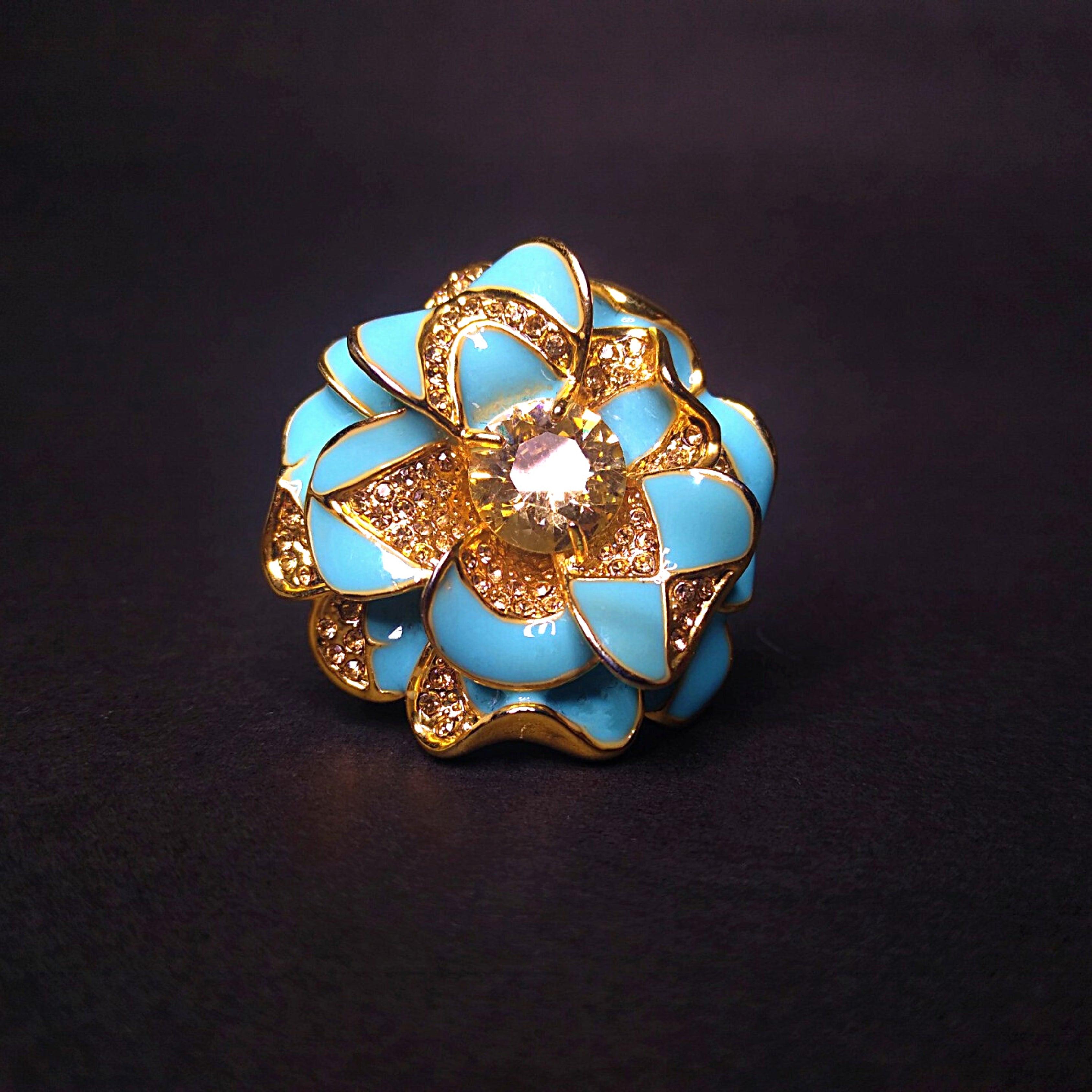 MOSO CZECH CRYSTAL RING 