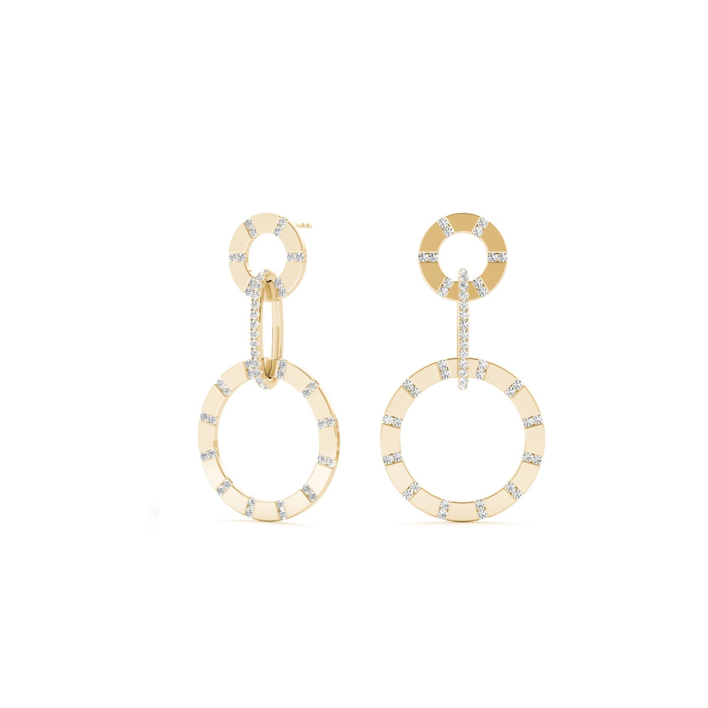 Boucles d'oreille en diamant ASTER