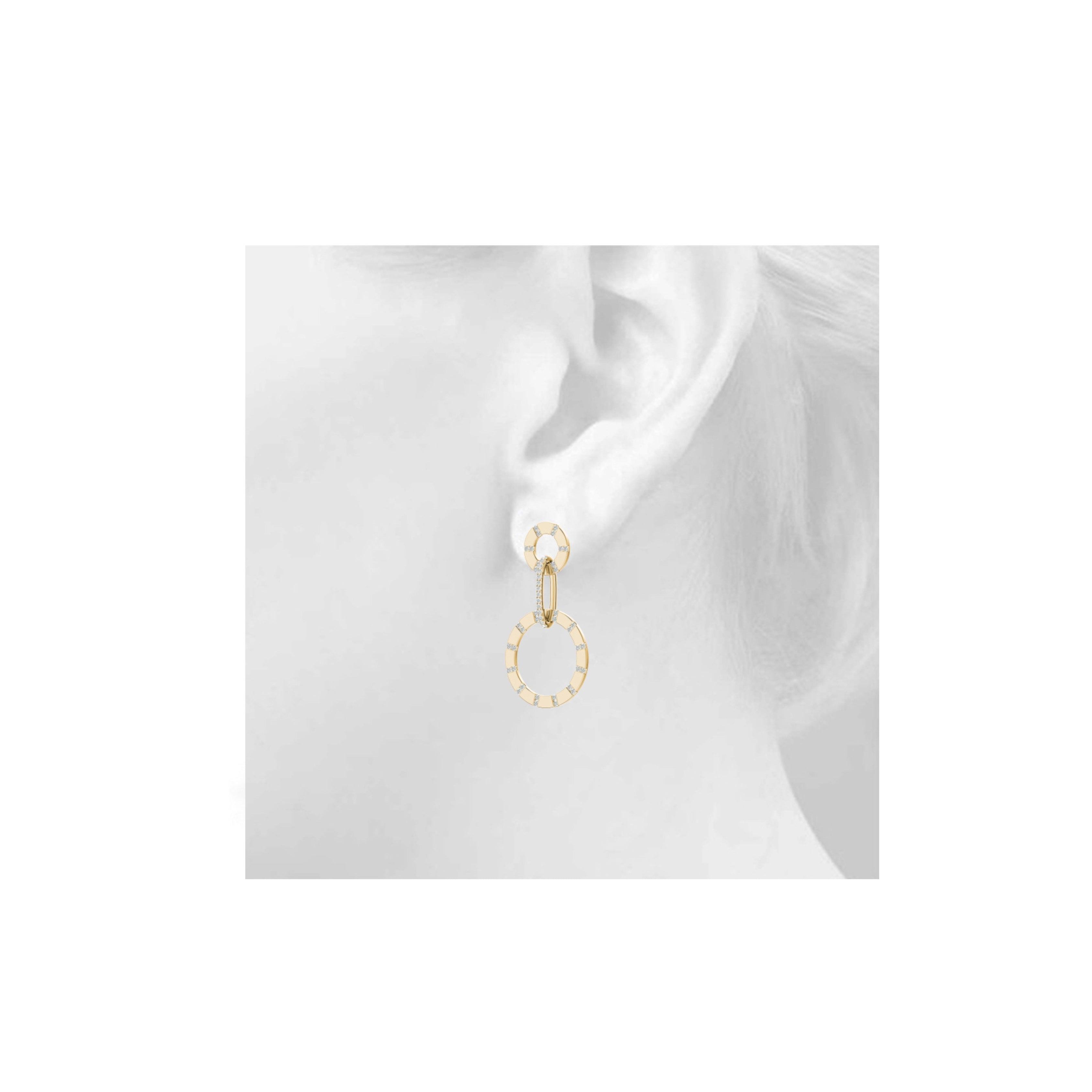 ASTER Diamond Earrings - MIKING LLC