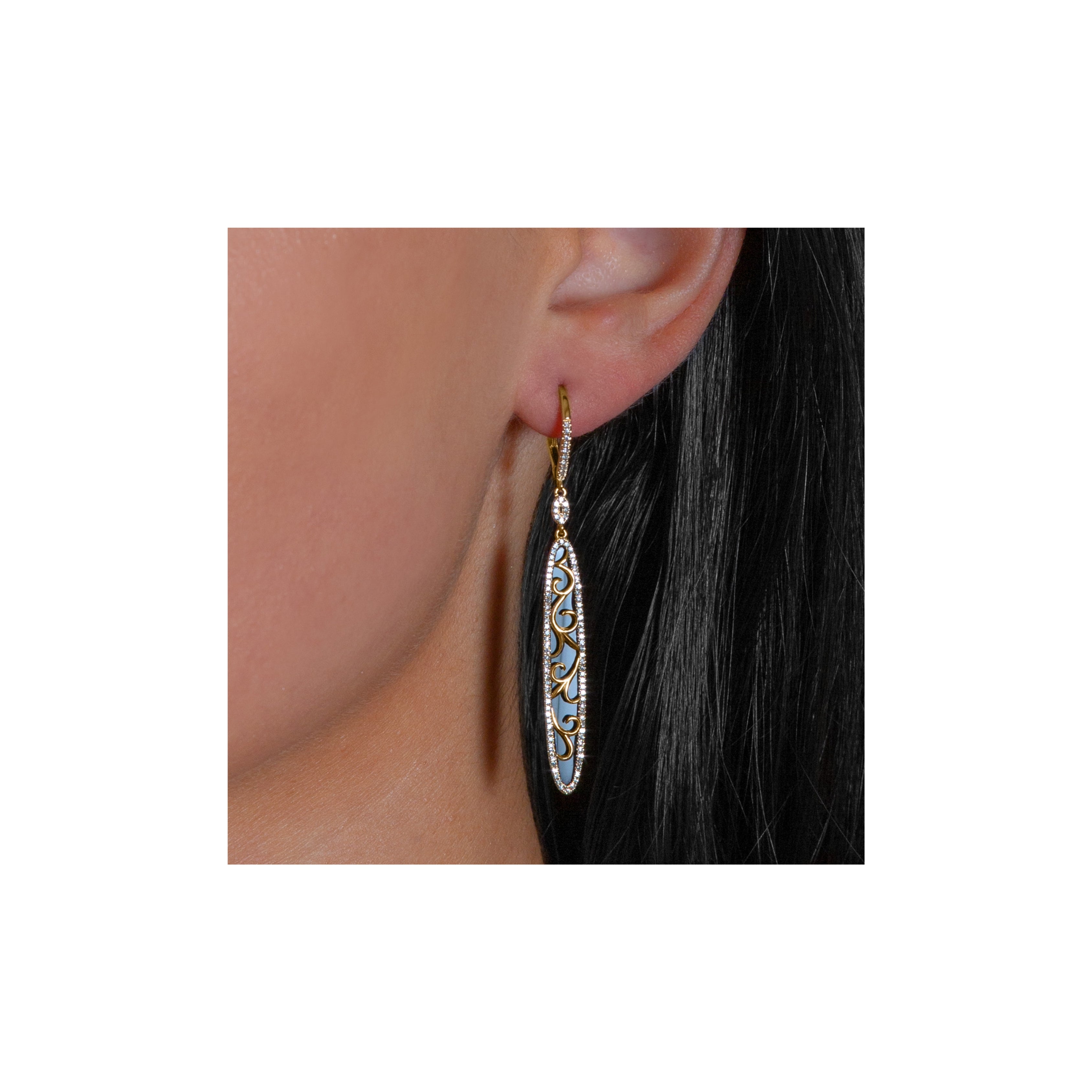 IMANI Diamond Earrings - MIKING LLC