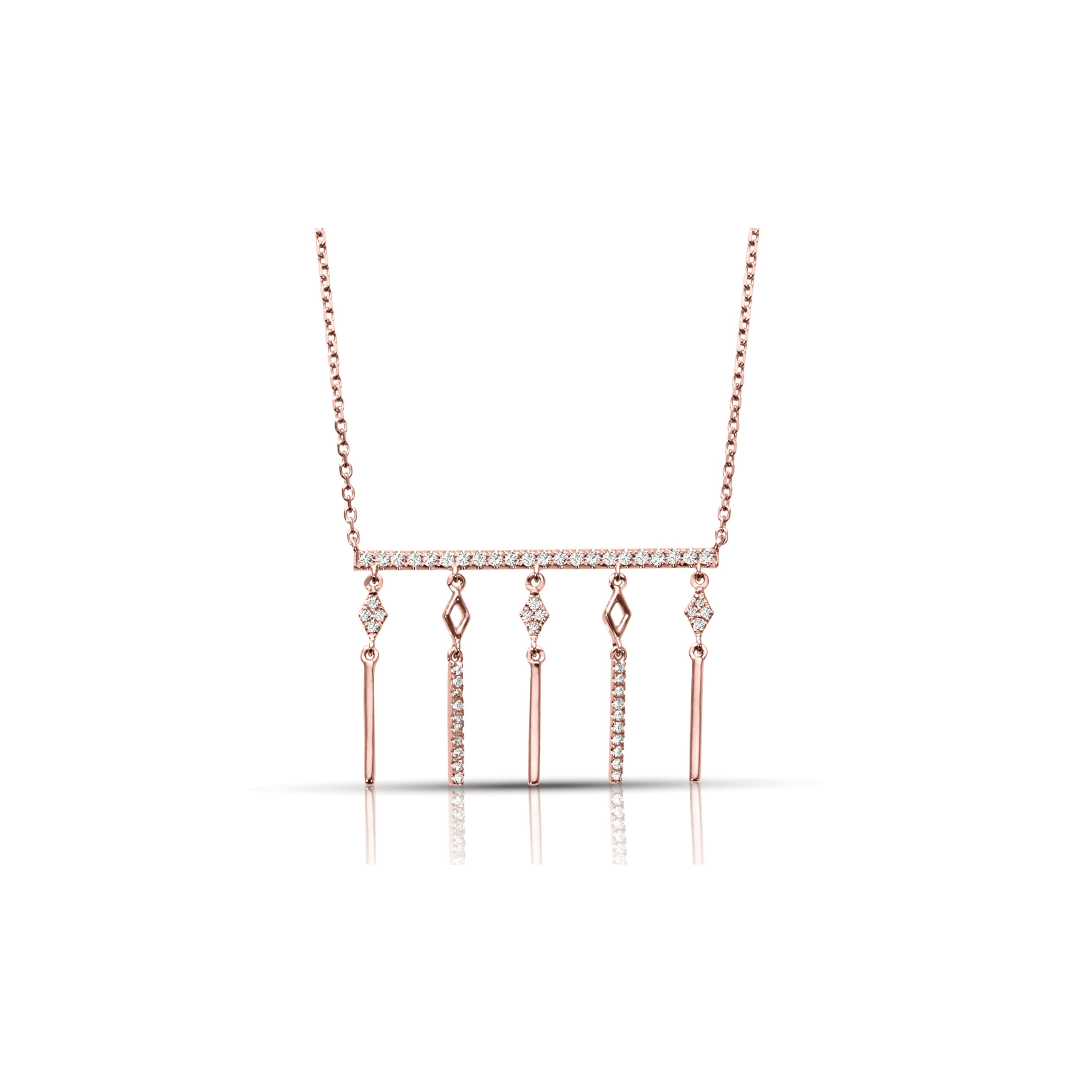 ANTENNA DIAMOND NECKLACE 