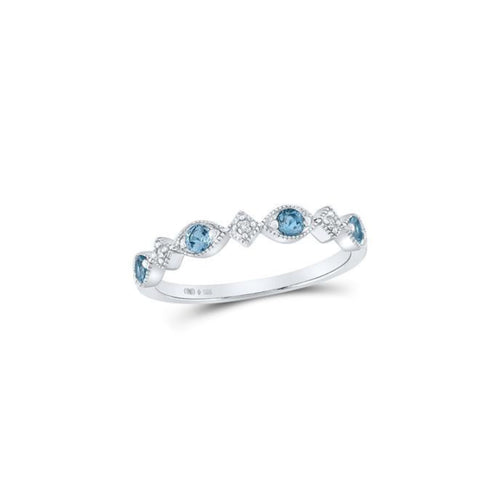 DULUTH TOPAZ DIAMOND BAND 