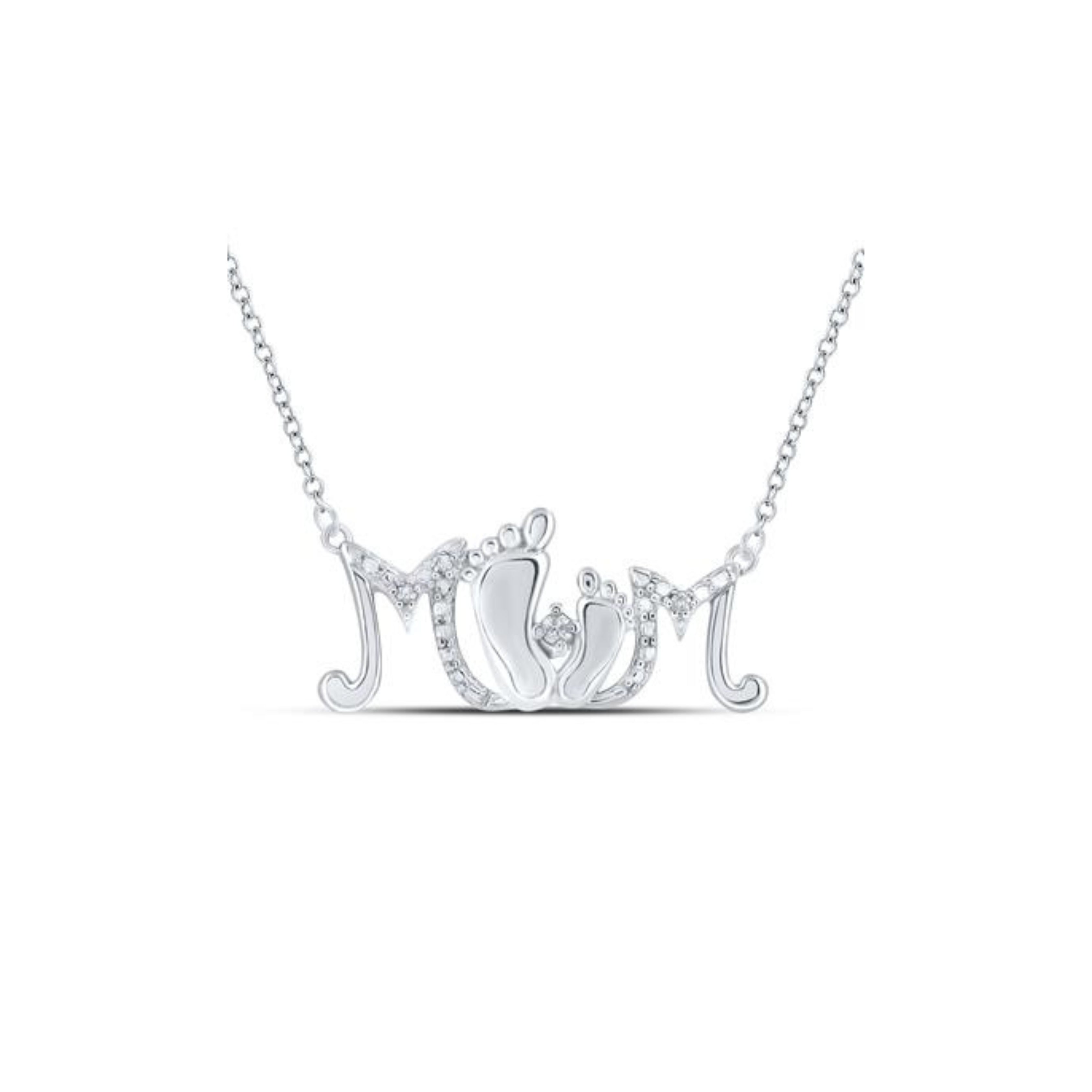 MOM DIAMOND NECKLACE 