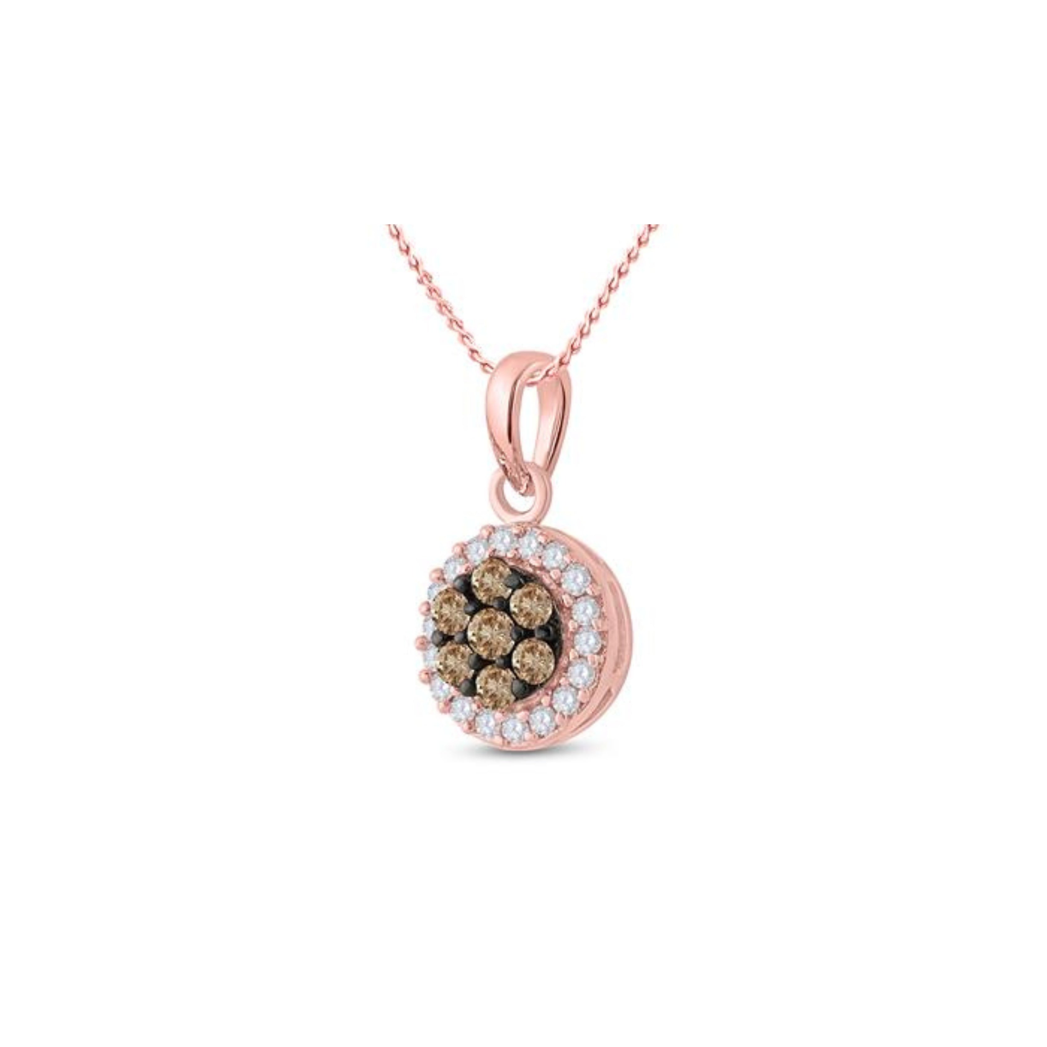 WAYZETA BROWN DIAMOND PENDANT