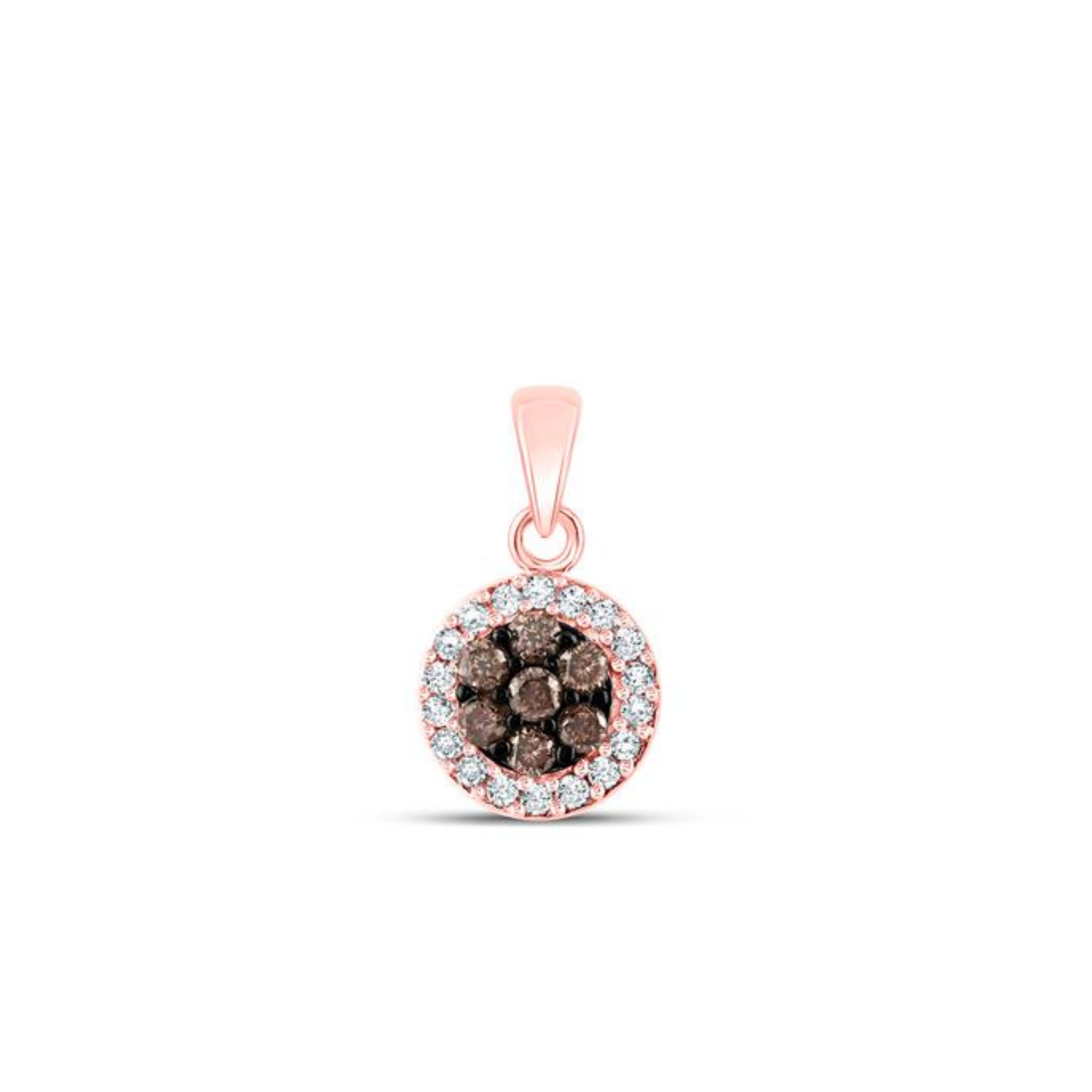 WAYZETA BROWN DIAMOND PENDANT 