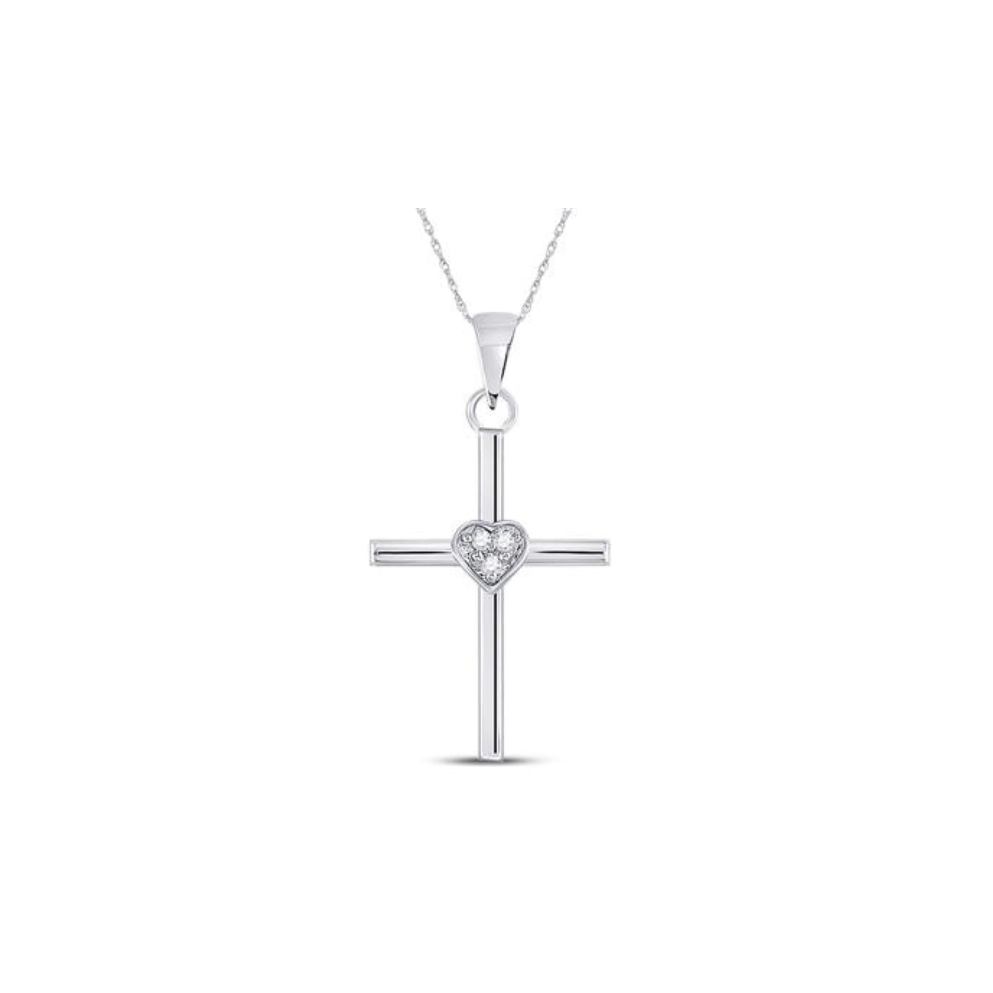CHRISTIAN CROSS DIAMOND PEDANT 