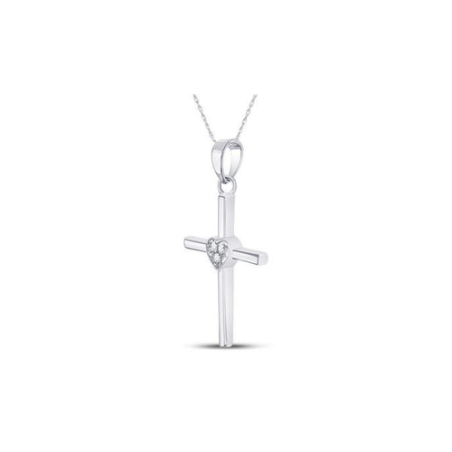 CHRISTIAN CROSS DIAMOND PEDANT 