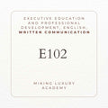 E102 Executive Education and Professional Development, English, Written Communication - MIKING LLC