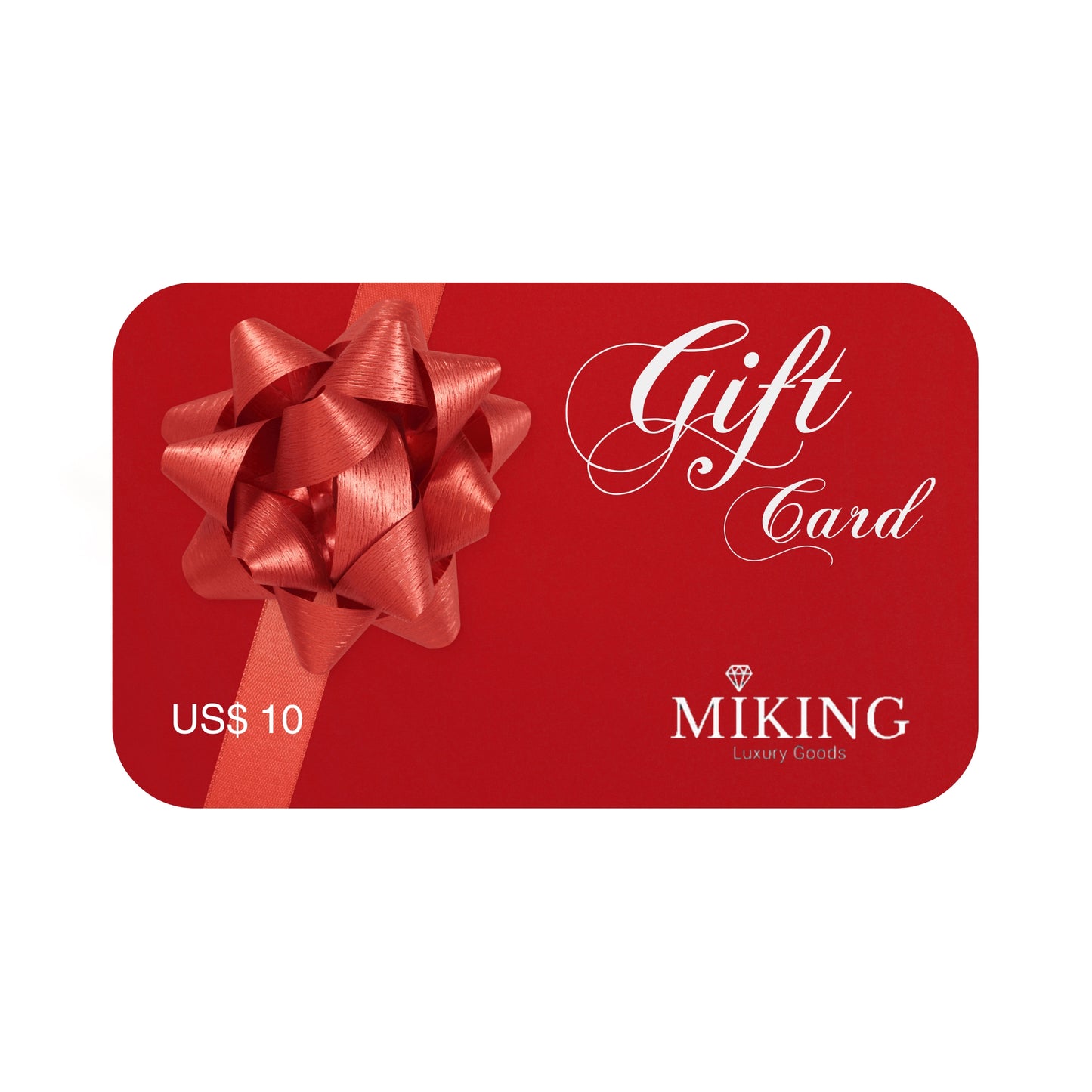 Cartão eletrônico de presente Miking