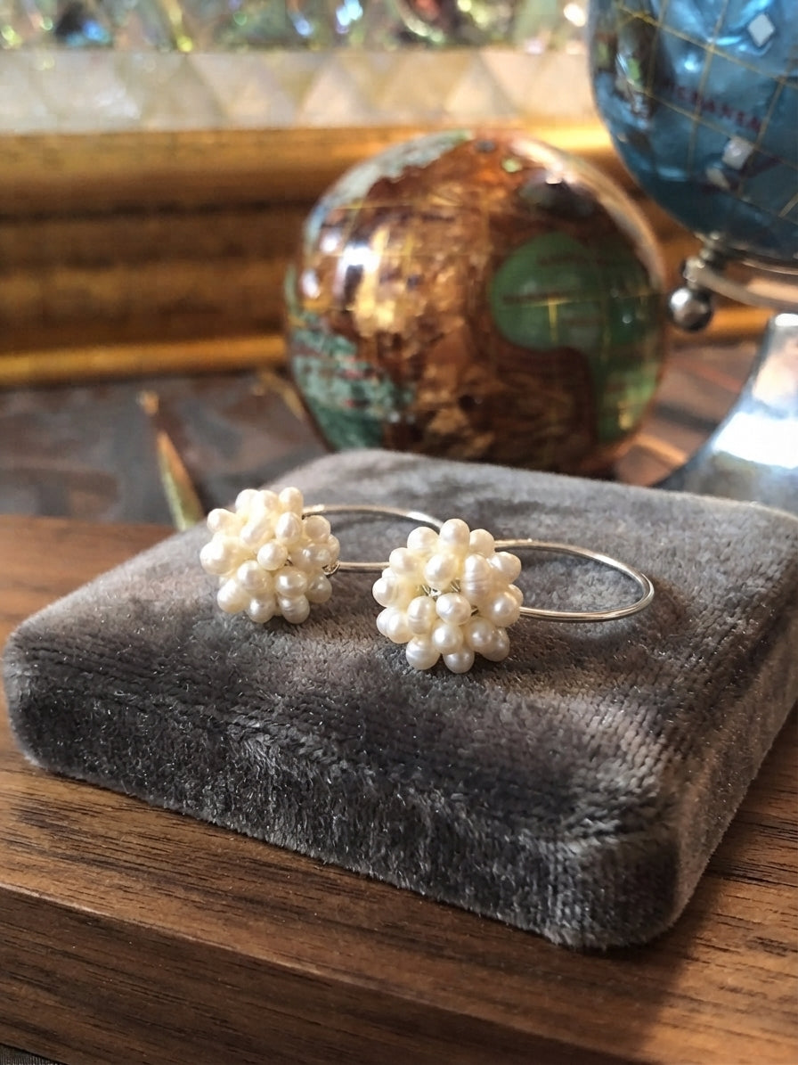PEONI Freshwater Pearl Earrings
