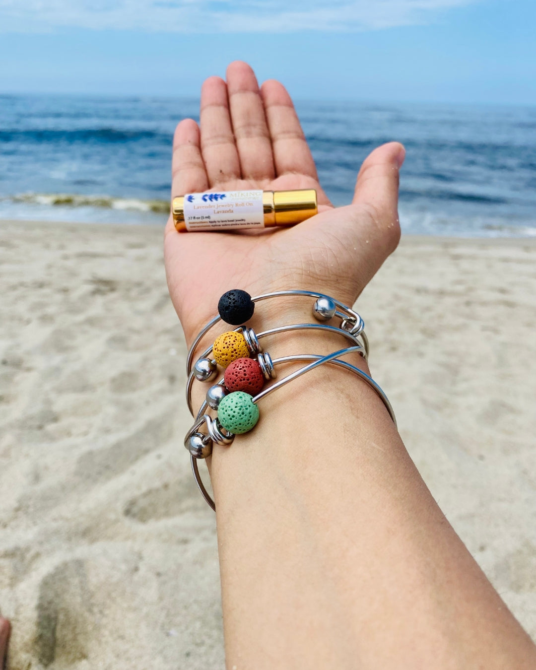 Bracciale lavico per aromaterapia CHOWA Miking