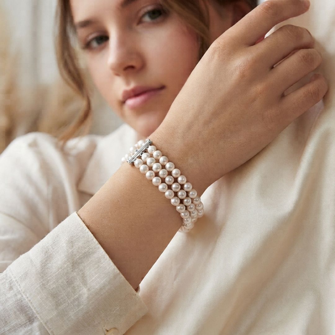 Pulseira de pérolas MINNE