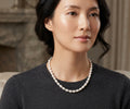 TULIP Rice-Shaped Freshwater Pearl Necklace
