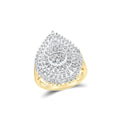SPACESHIP Anillo de Diamante Blanco Natural