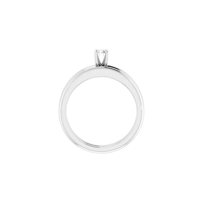 Solitaire Diamond Ring 1/4 ctw
