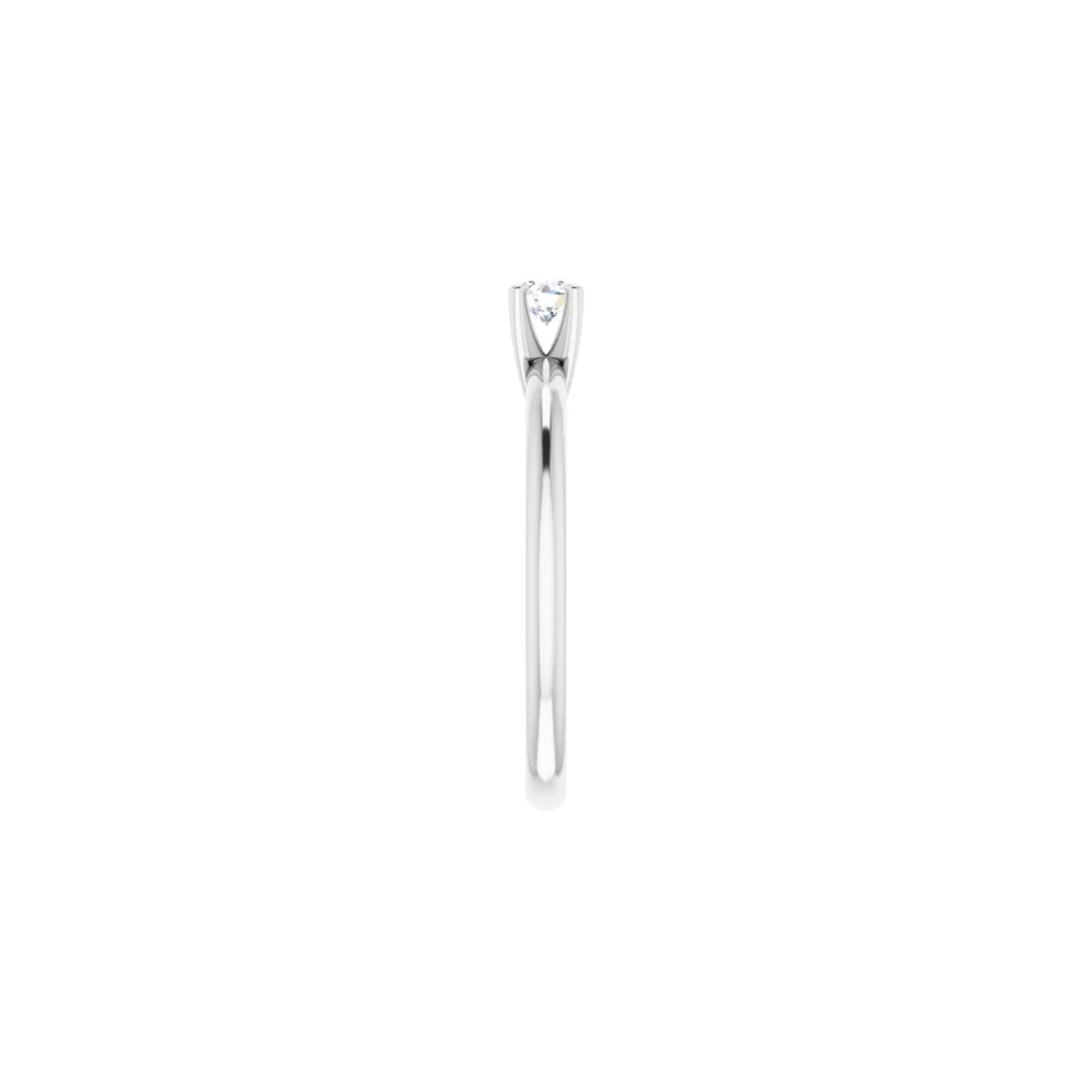 SOLITAIRE Diamond Ring 1/4 ctw - MIKING LLC