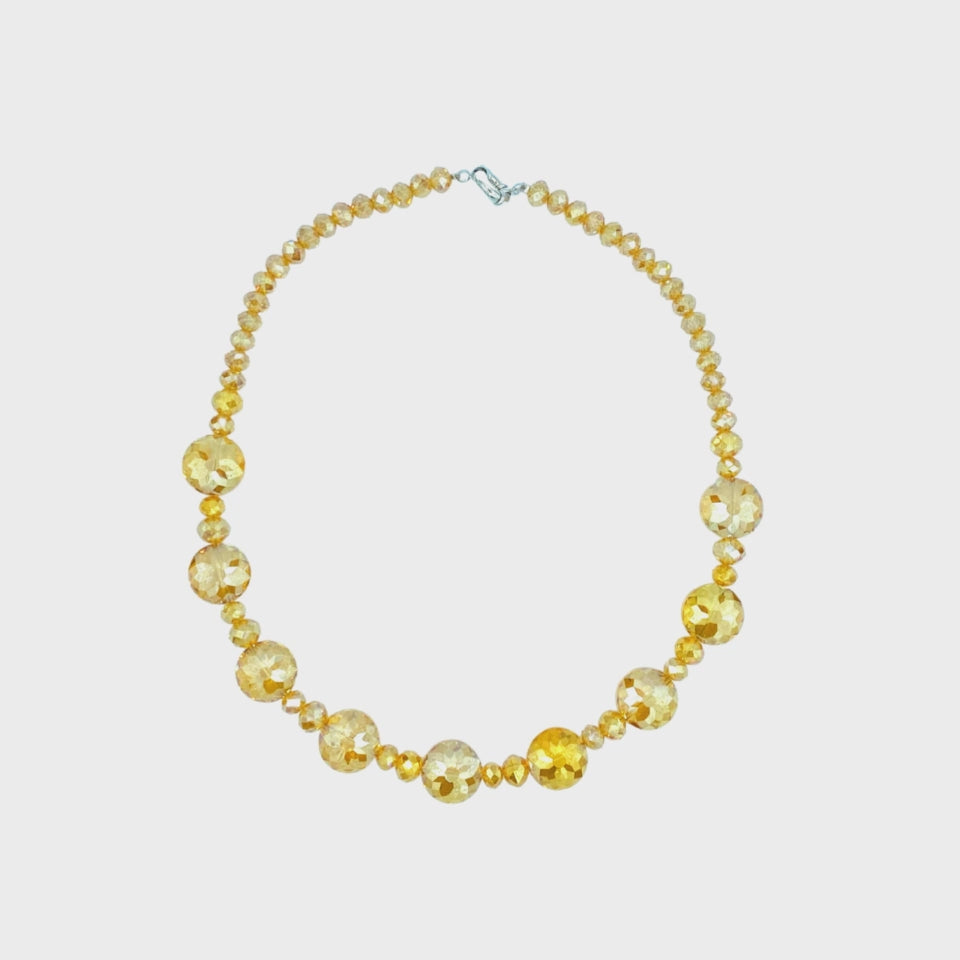 GIOMATA CRYSTAL GLASS NECKLACE
