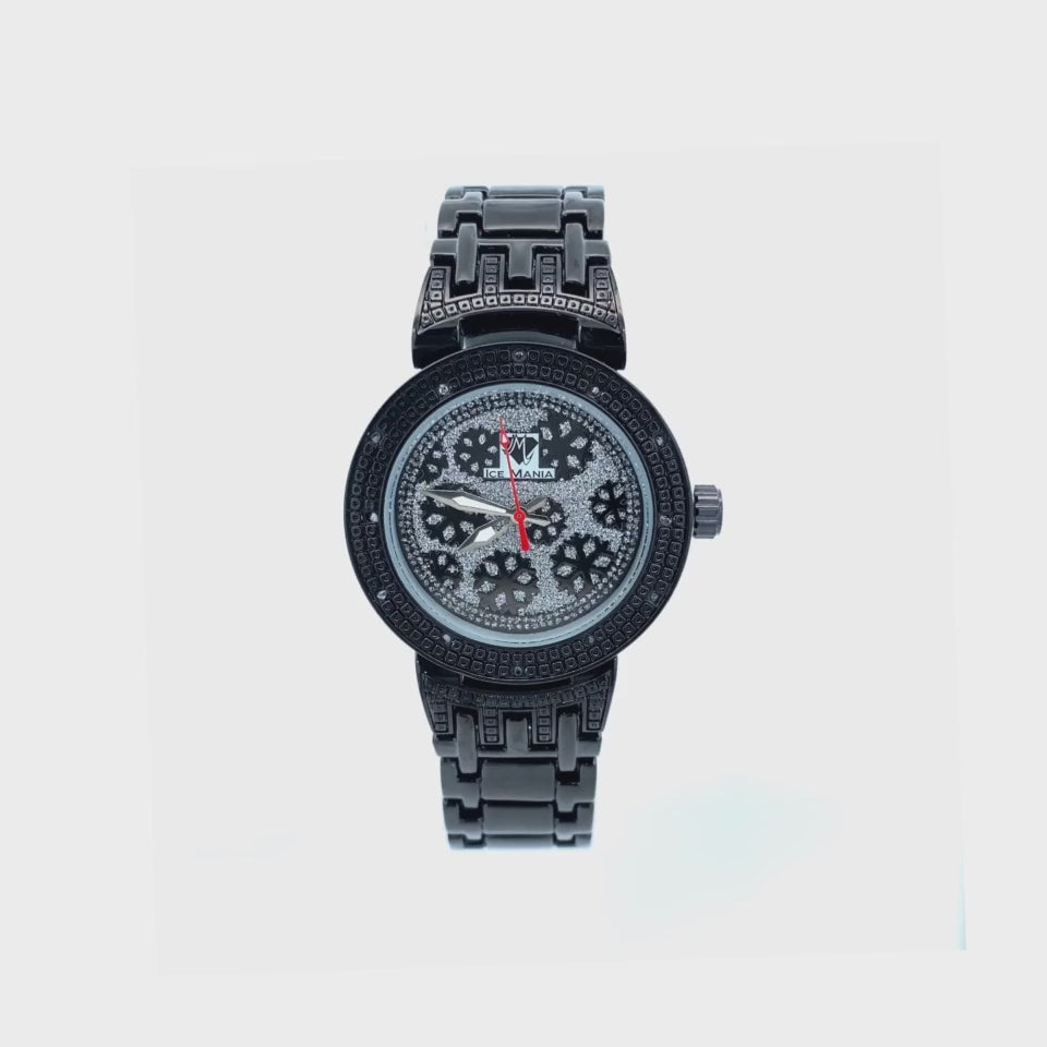 WINTER DIAMOND WATCH BLACK
