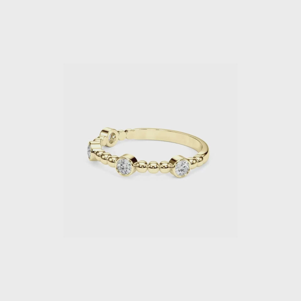 TEEN DIAMOND RING YELLOW