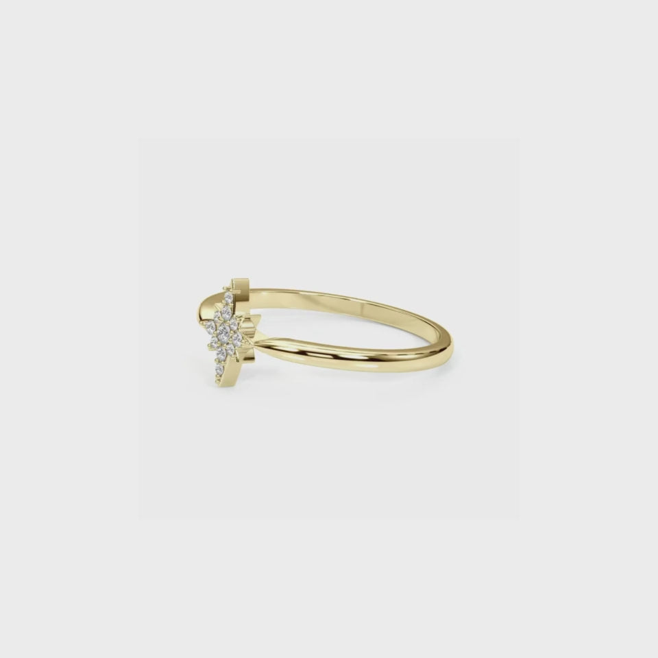 ALPHA DIAMOND RING YELLOW