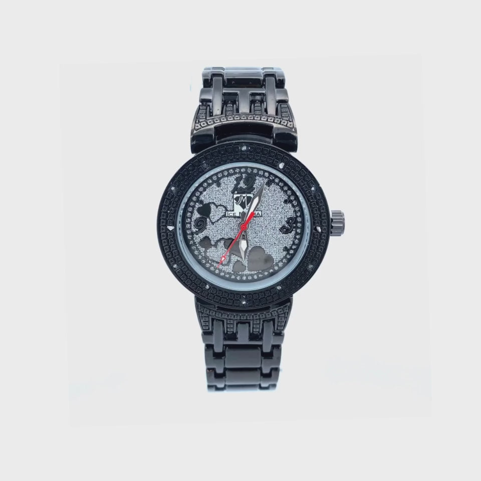 LOVE DIAMOND WATCH BLACK