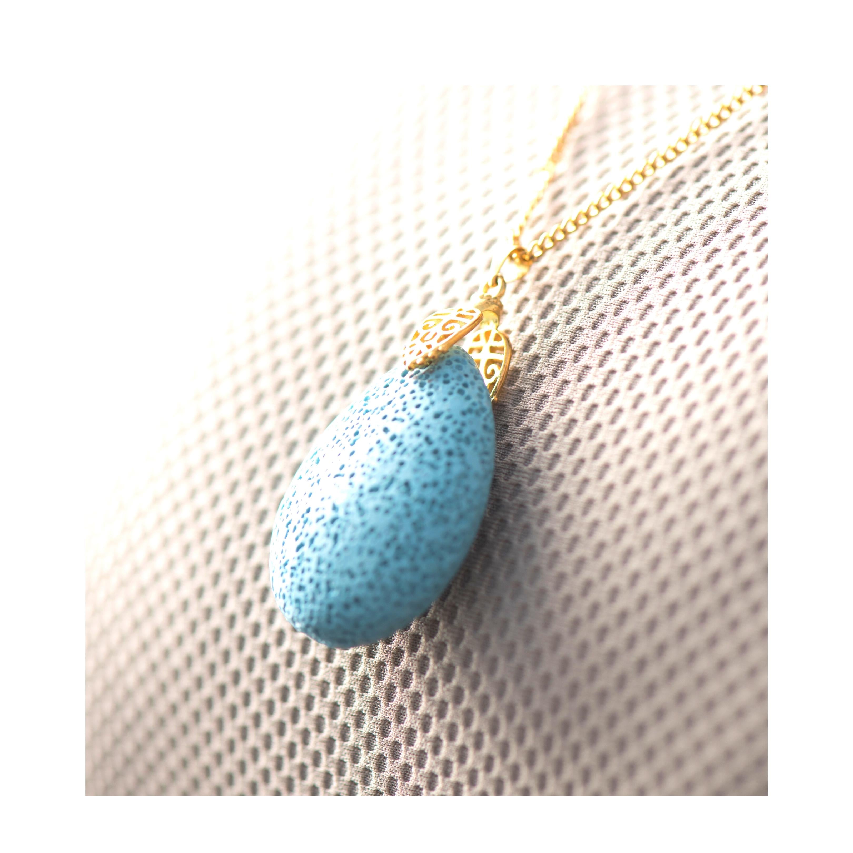 MIKING | GOTA LAVA NECKLACE TURQUESA