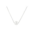 Freshwater 8 -9 mm Pearl Necklace in Sterling Silver | MEMOIR | MIKING