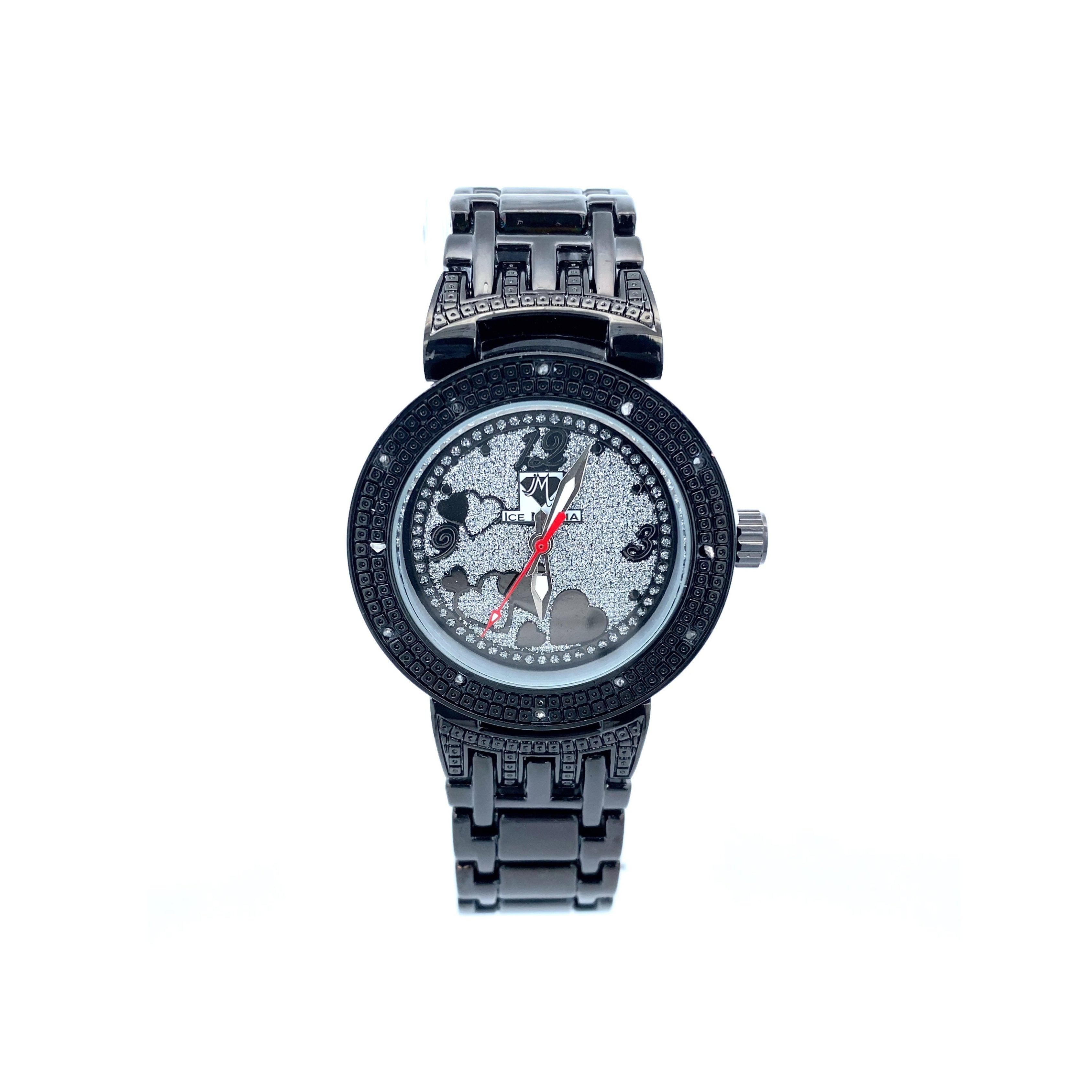 LOVE DIAMOND WATCH BLACK