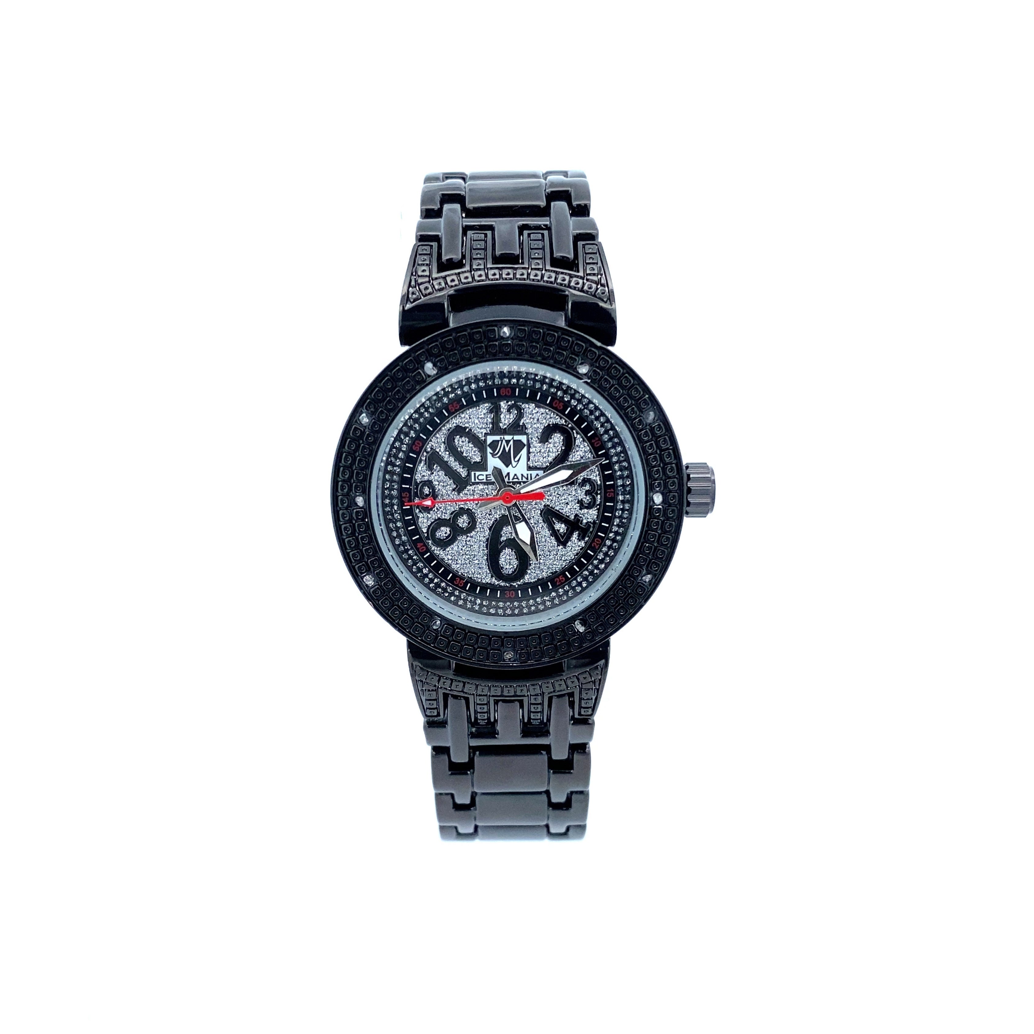 NUMBER SOUP DIAMOND WATCH BLACK