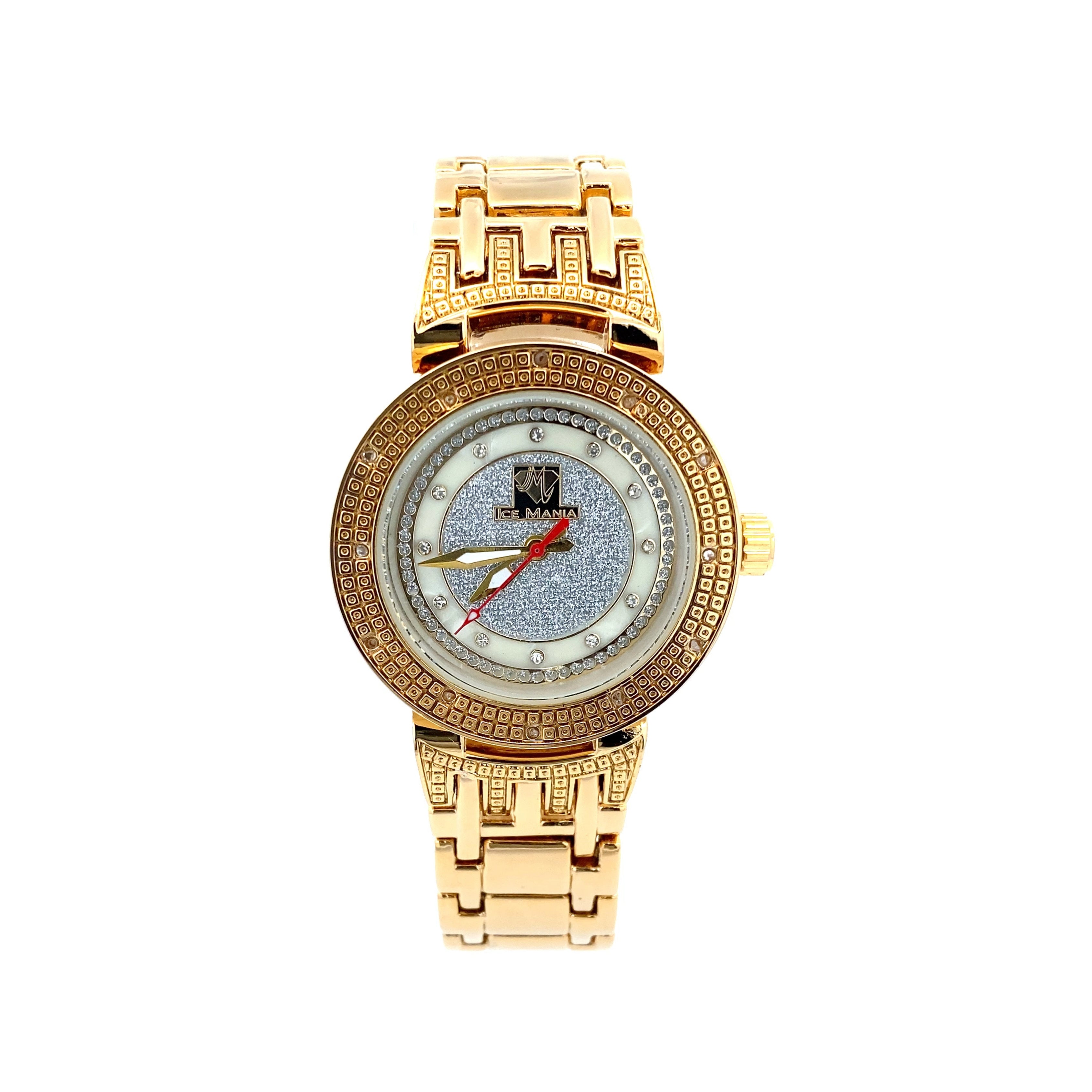 PEARL BAND DIAMOND WATCH GOLDEN