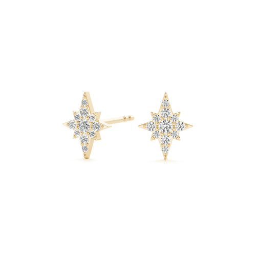 ALPHA Diamond Earrings - MIKING LLC