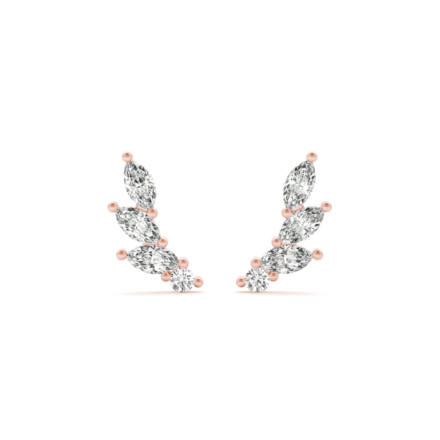 PEGASUS Diamond Earrings Rose
