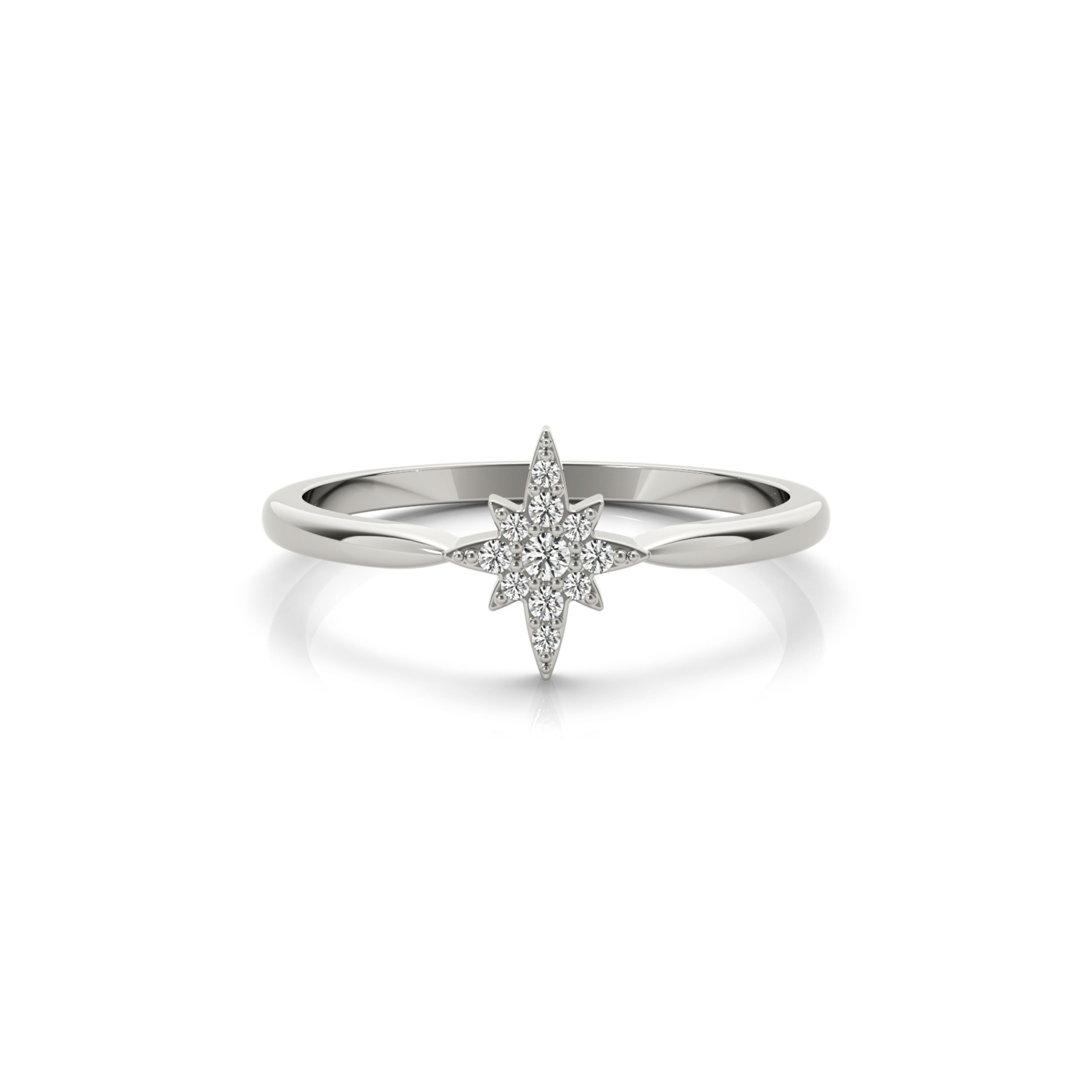 ALPHA DIAMOND RING WHITE 