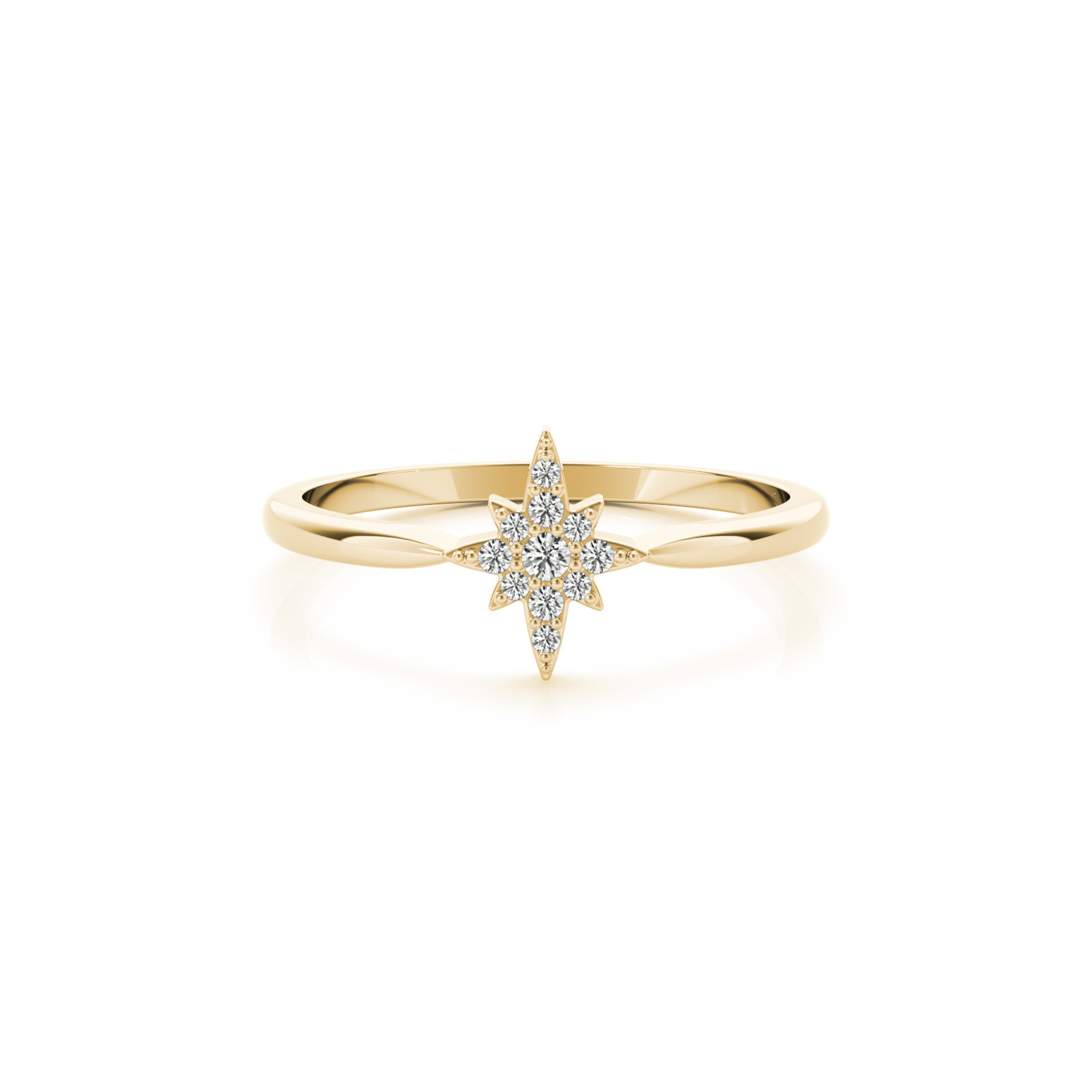 ALPHA DIAMOND RING YELLOW