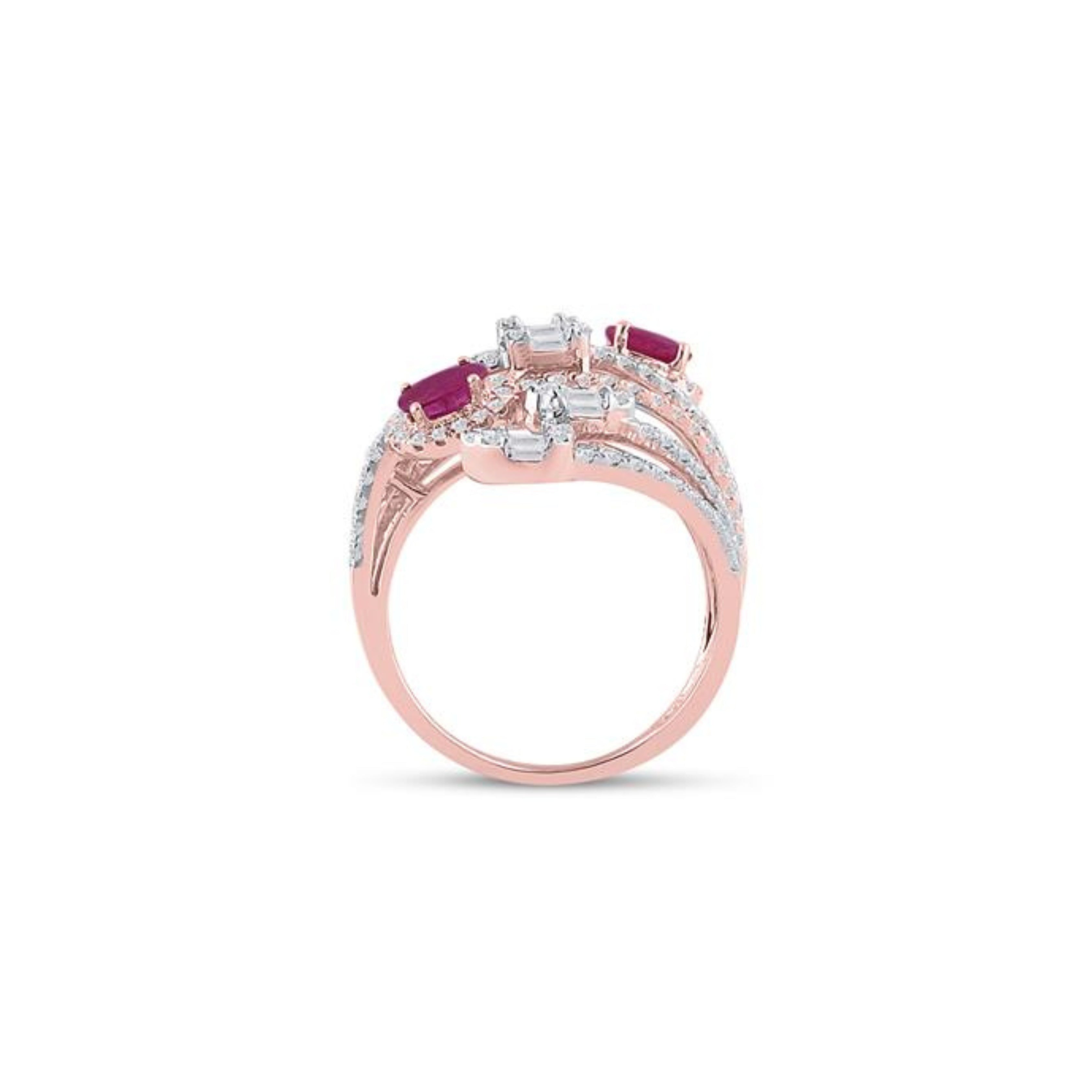BOA DIAMOND RING ROSE