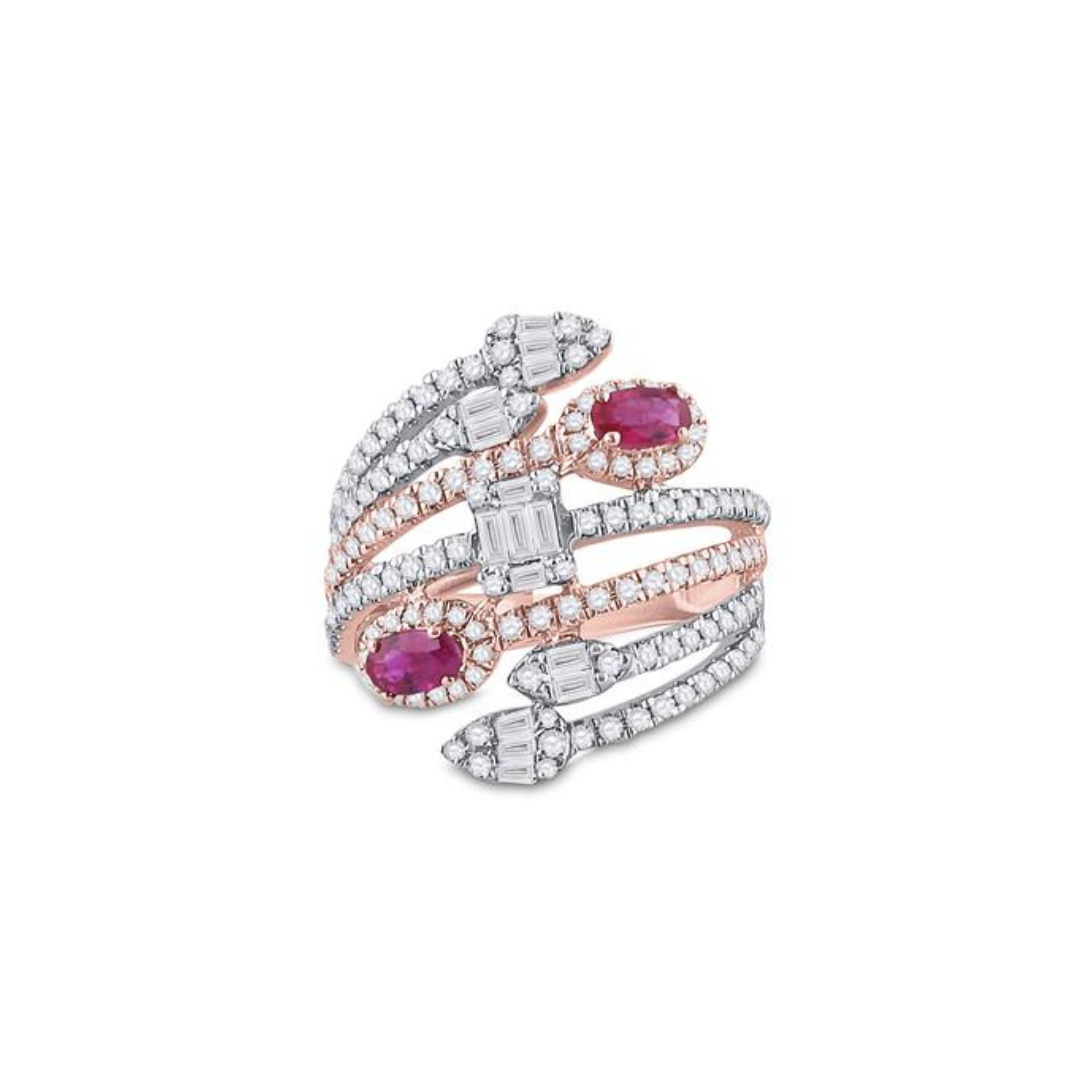 BOA DIAMOND RING ROSE