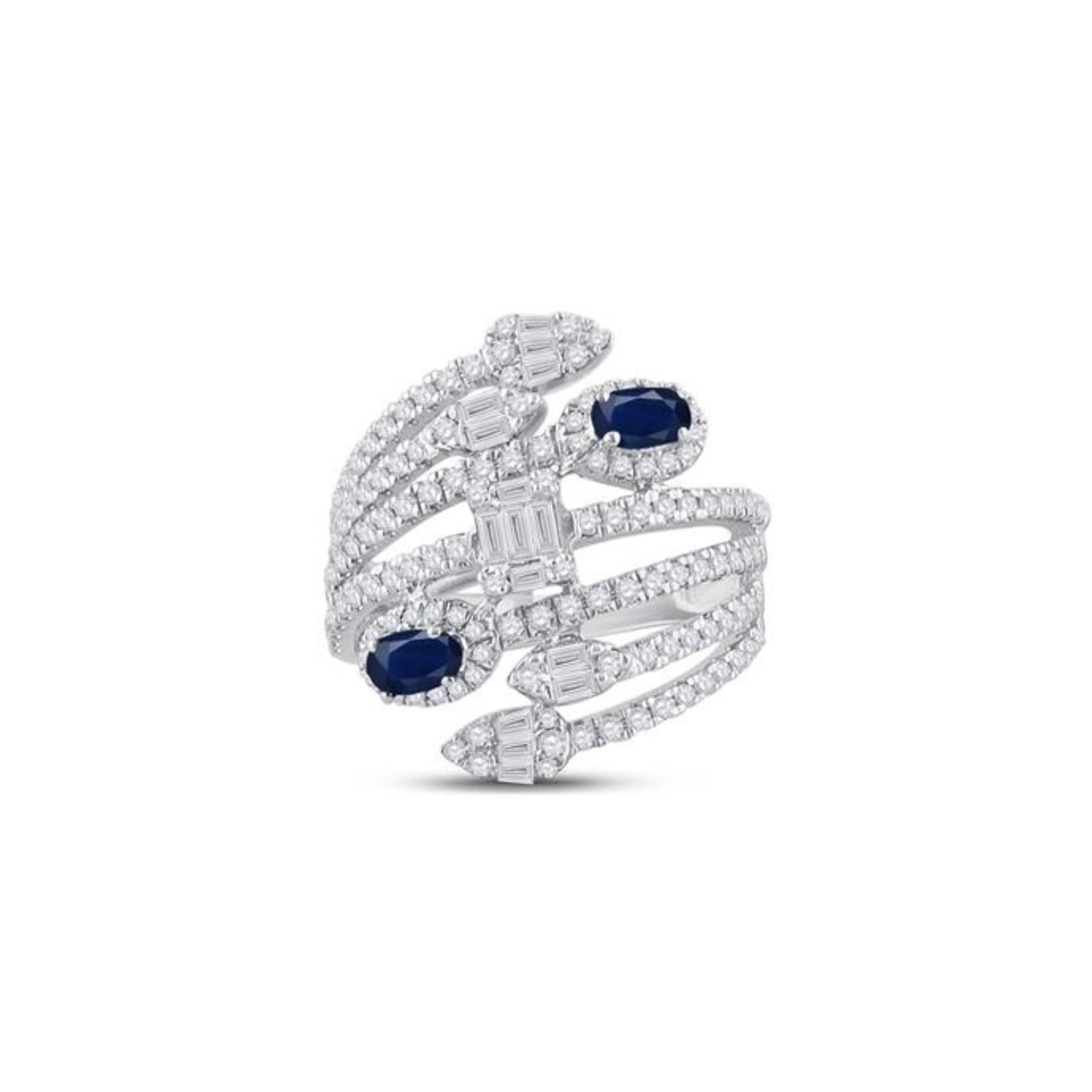 BOA DIAMOND SAPPHIRE RING