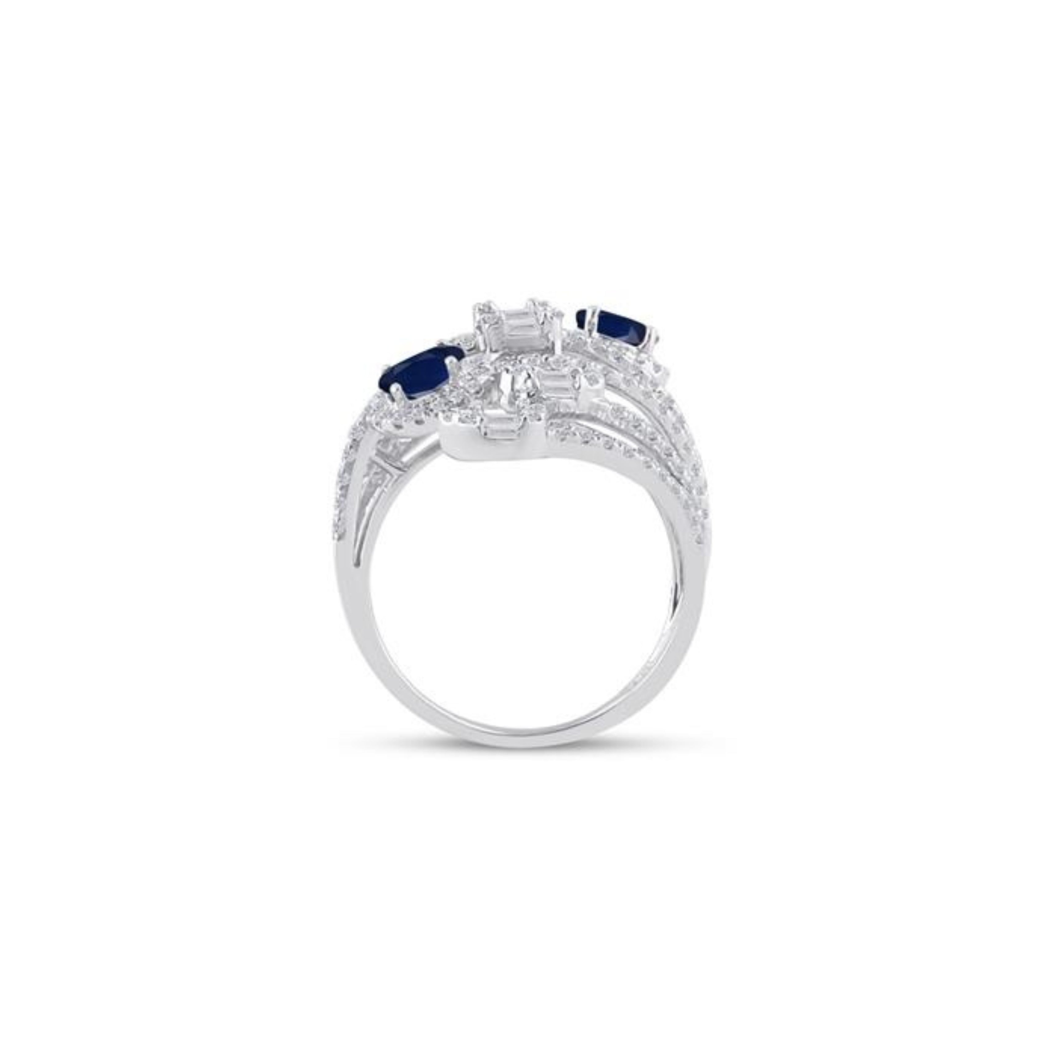 BOA DIAMOND SAPPHIRE RING
